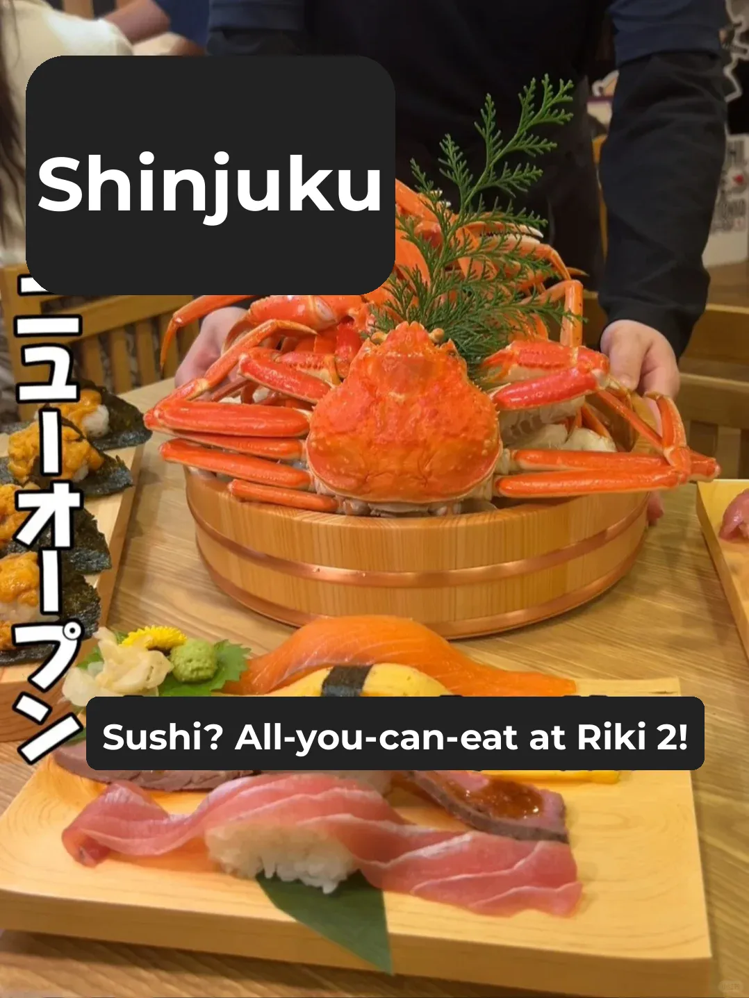 "Indulging in a Popular Seafood Buffet in Shinjuku, Tokyo"