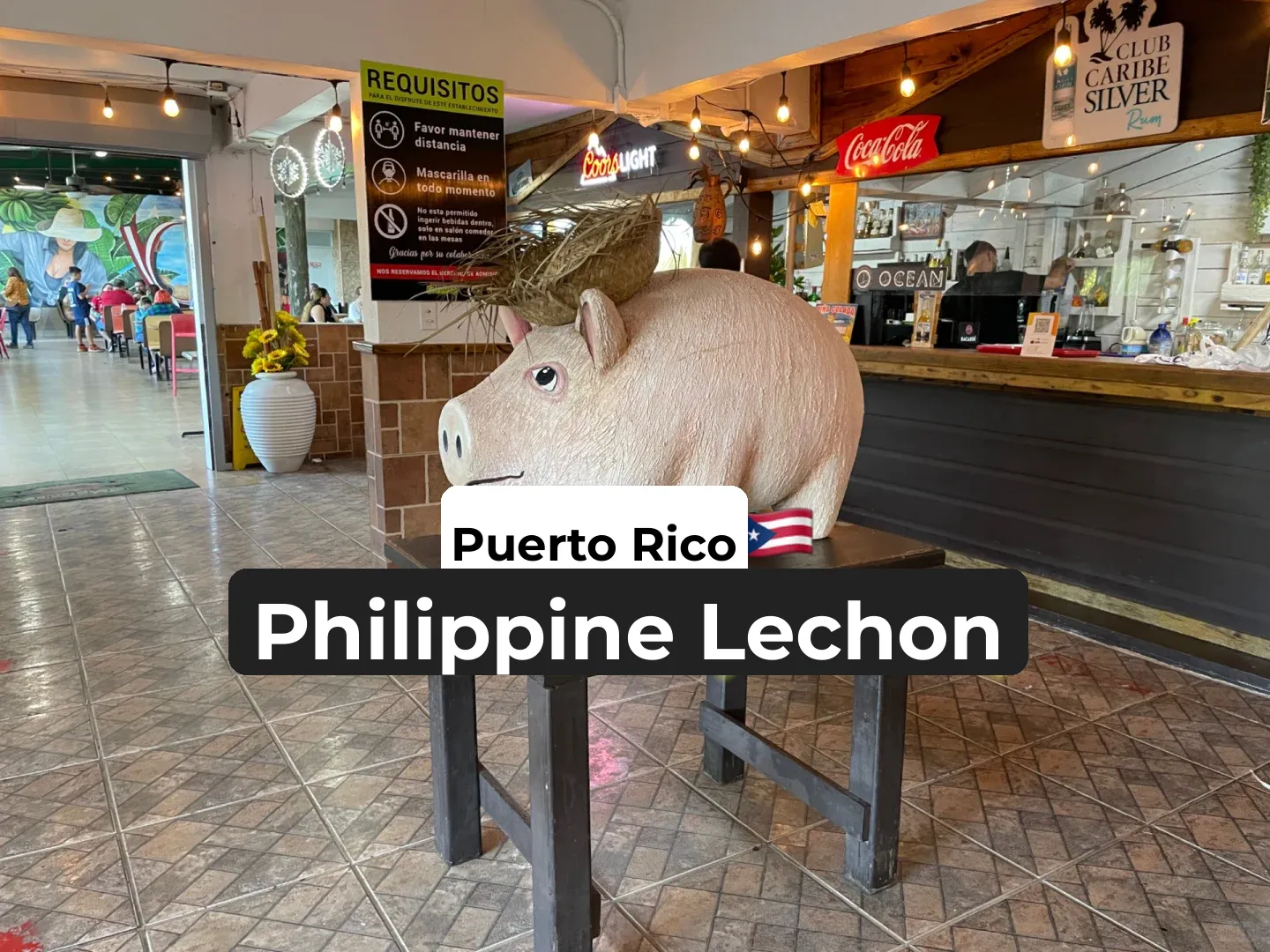 Puerto Rico 🇵🇷 Filipino-Style Roast Suckling Pig (Lechón)