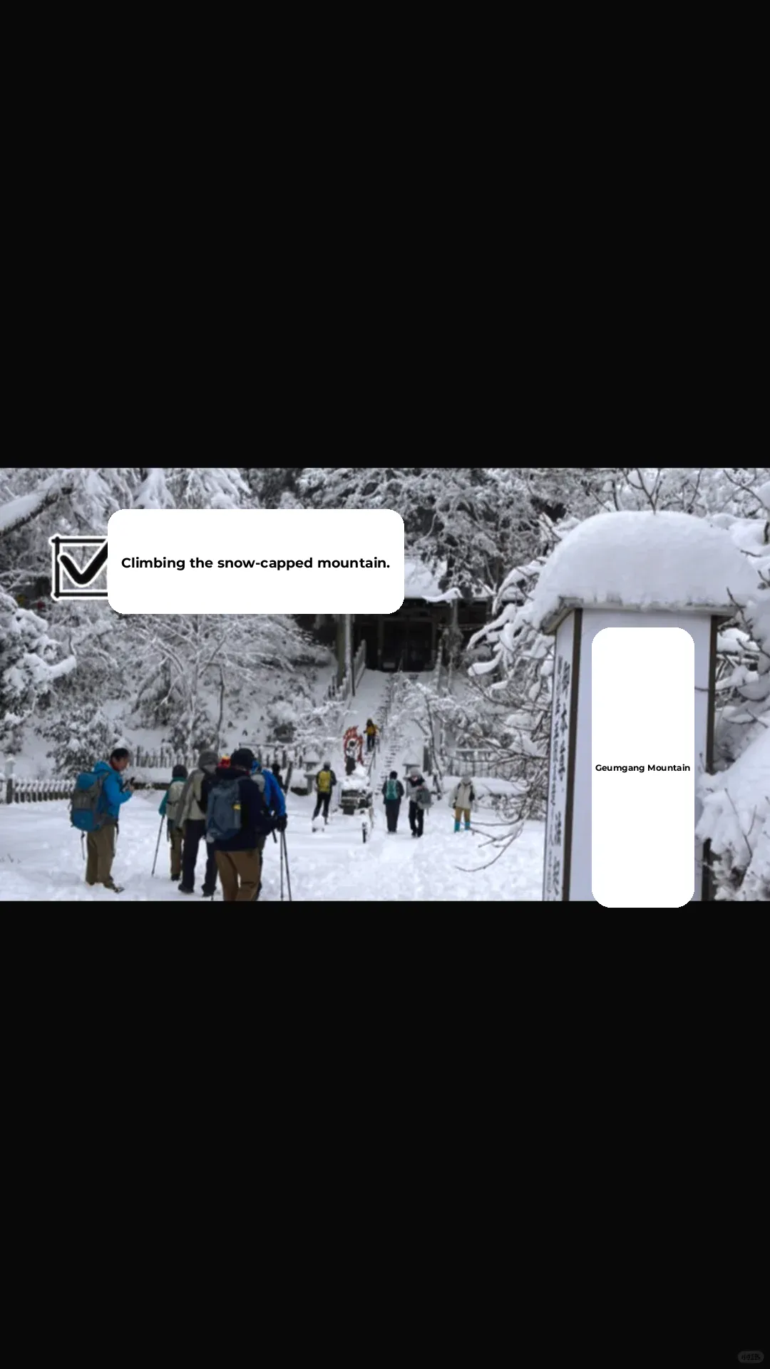 Snowy Mount Kŭmgang is Absolutely Stunning!