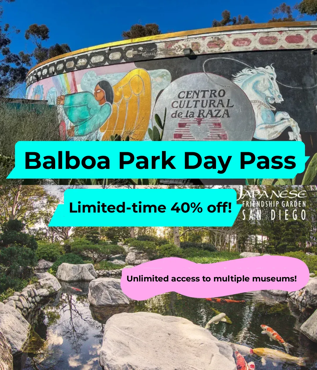 🏠Balboa Park Museum Pass | 40% Off Discount!