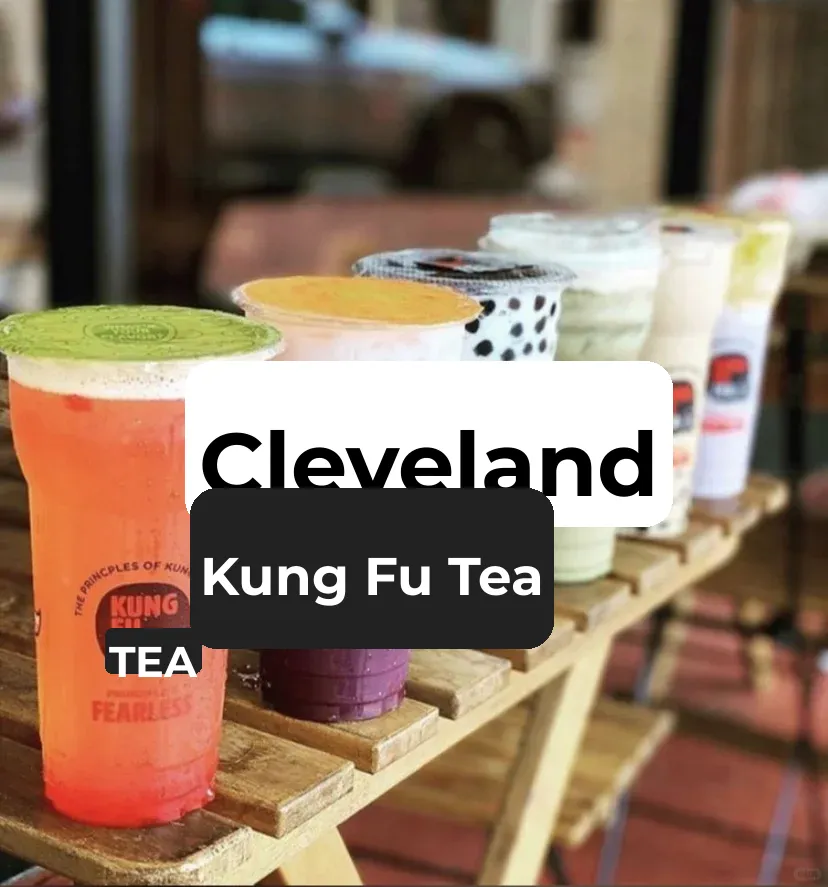 Sushi🍣 and Bubble Tea🧋 Kung Fu Tea in Cleveland