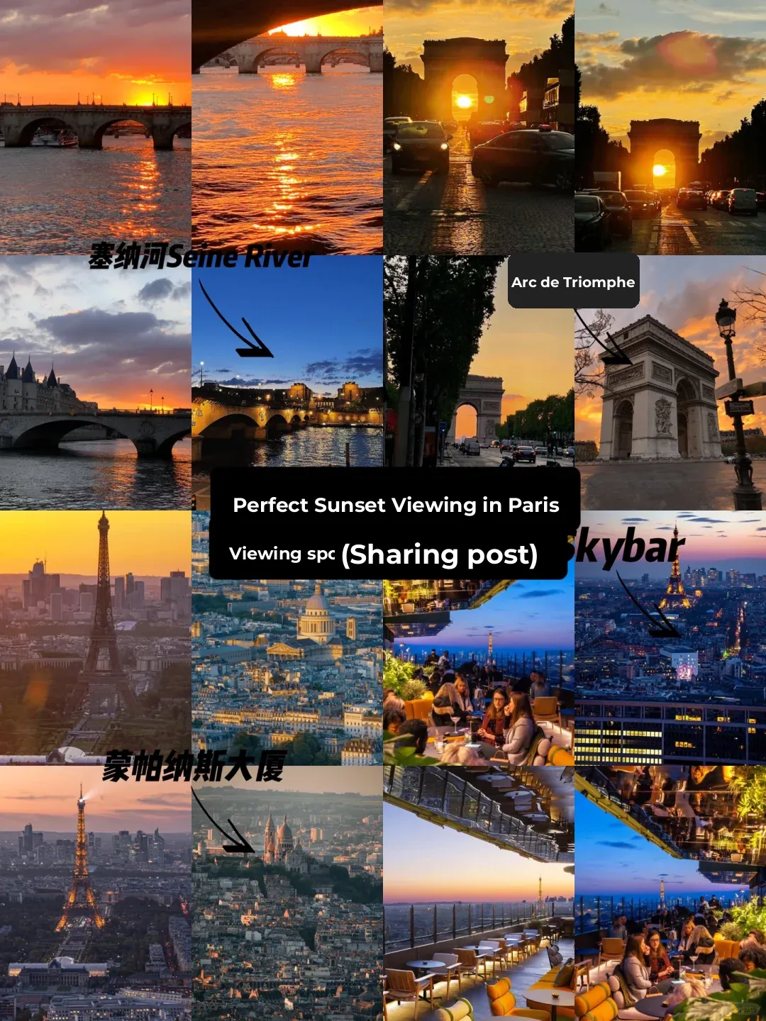 Must-Visit Spots in Paris for the Most Romantic Sunsets!