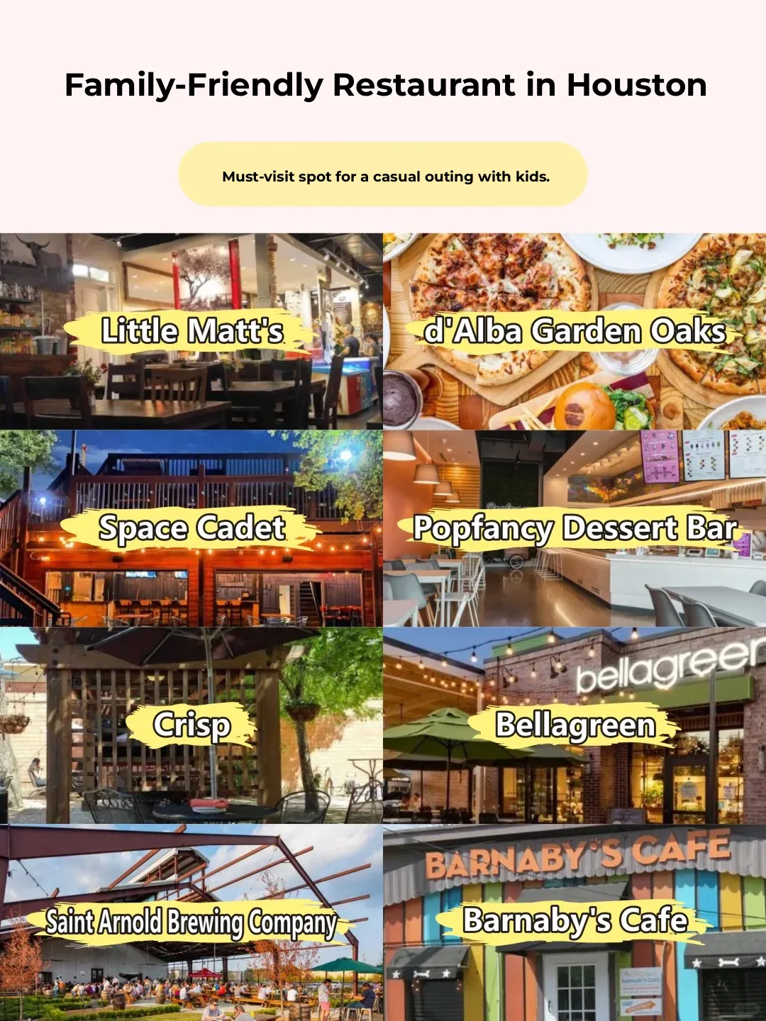 🐎 Save This! Must-Visit Kid-Friendly Restaurants in Houston for Family Fun