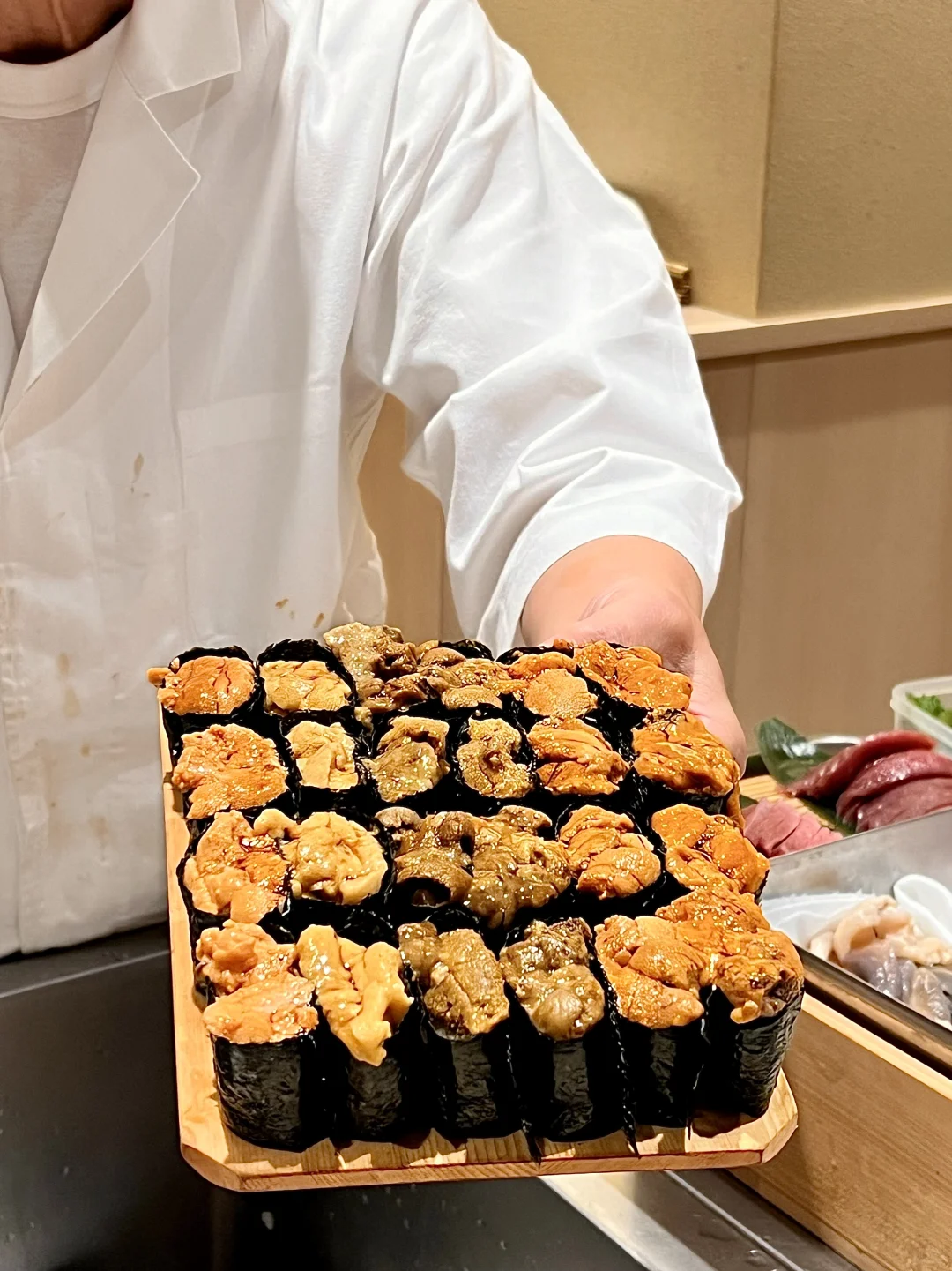 🇯🇵 Tokyo's Ginza Gem: The 6-Color Uni Sushi is Absolutely Divine 😭😭😭