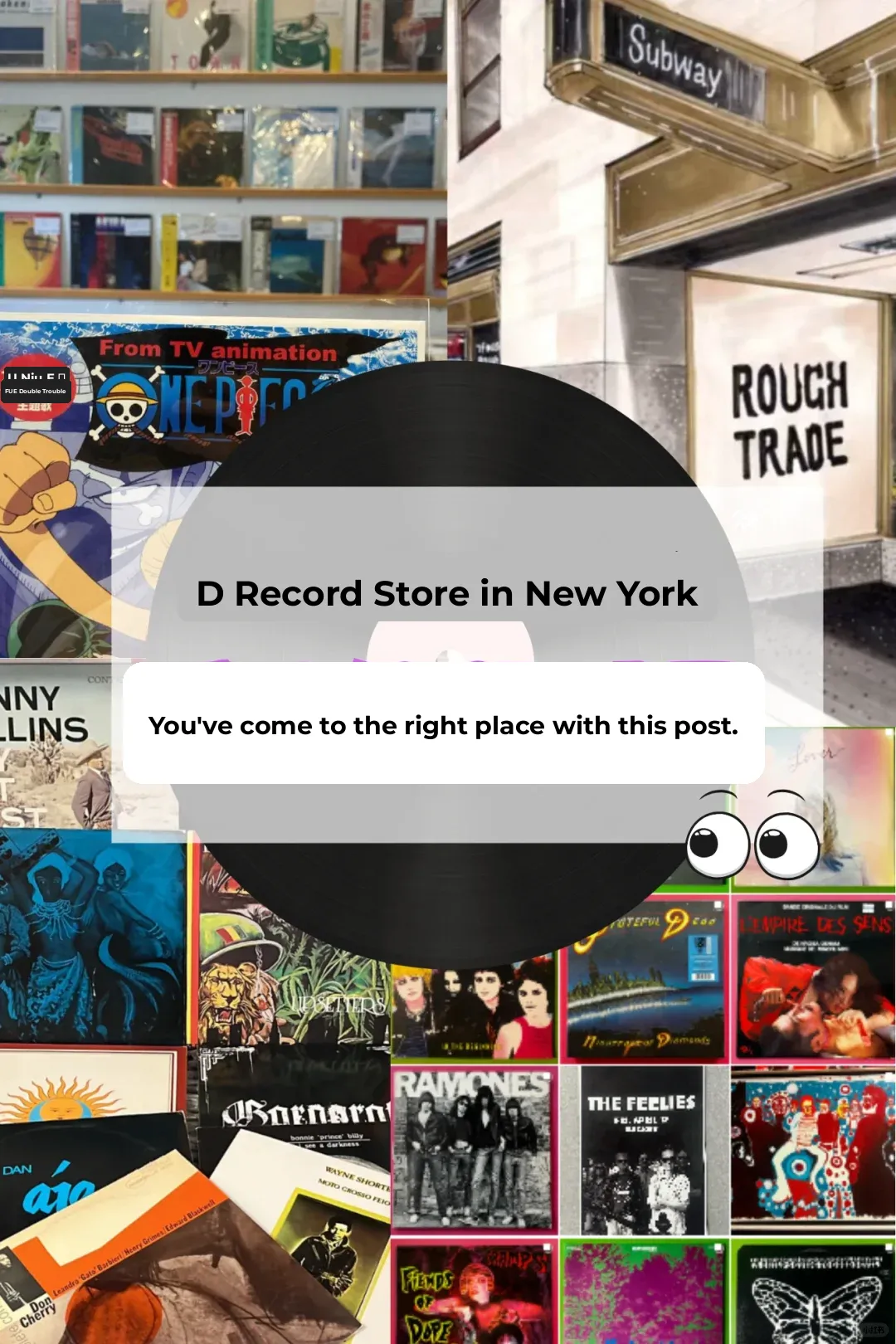 🎵 NYC Music Adventure ｜ Vinyl Junkie's Must-Visit Record Stores