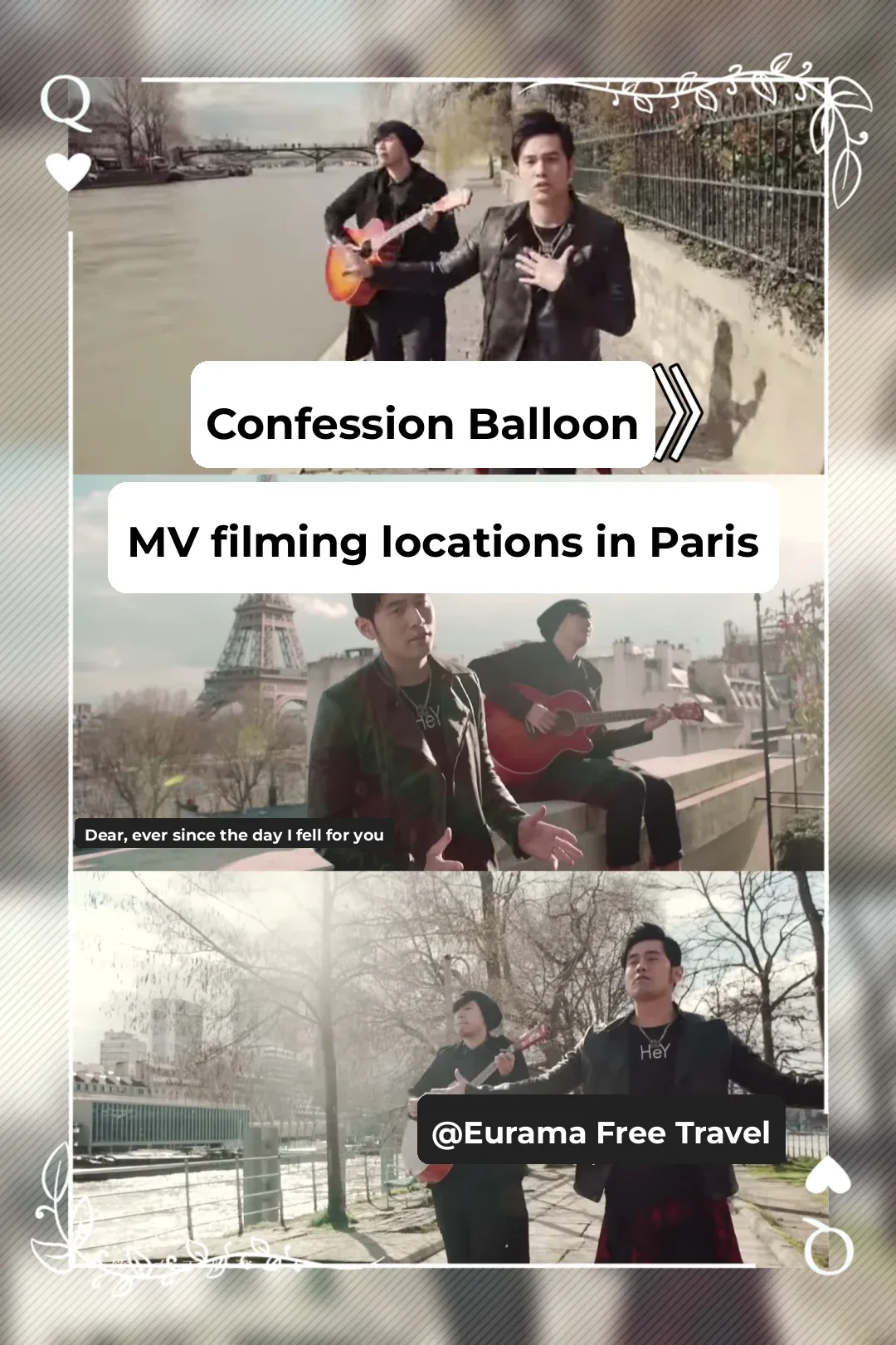 3 Must-Visit Paris Spots from Jay Chou's "告白气球" MV