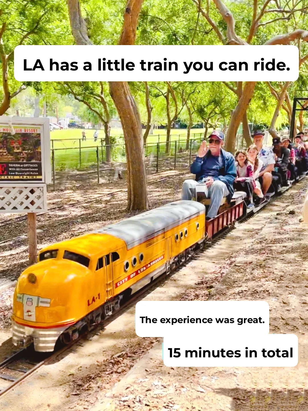 The Steam Train Near LA's Griffith Observatory is Next Level