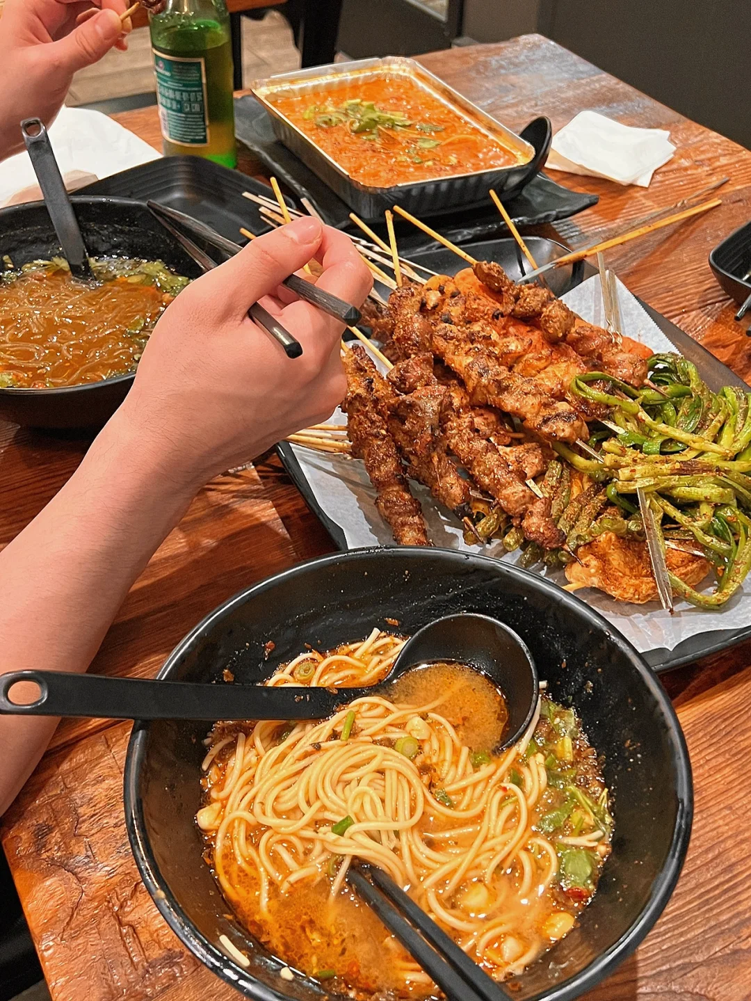 Late-night snacks in SF Bay Area: Grilled skewers feast 🥹