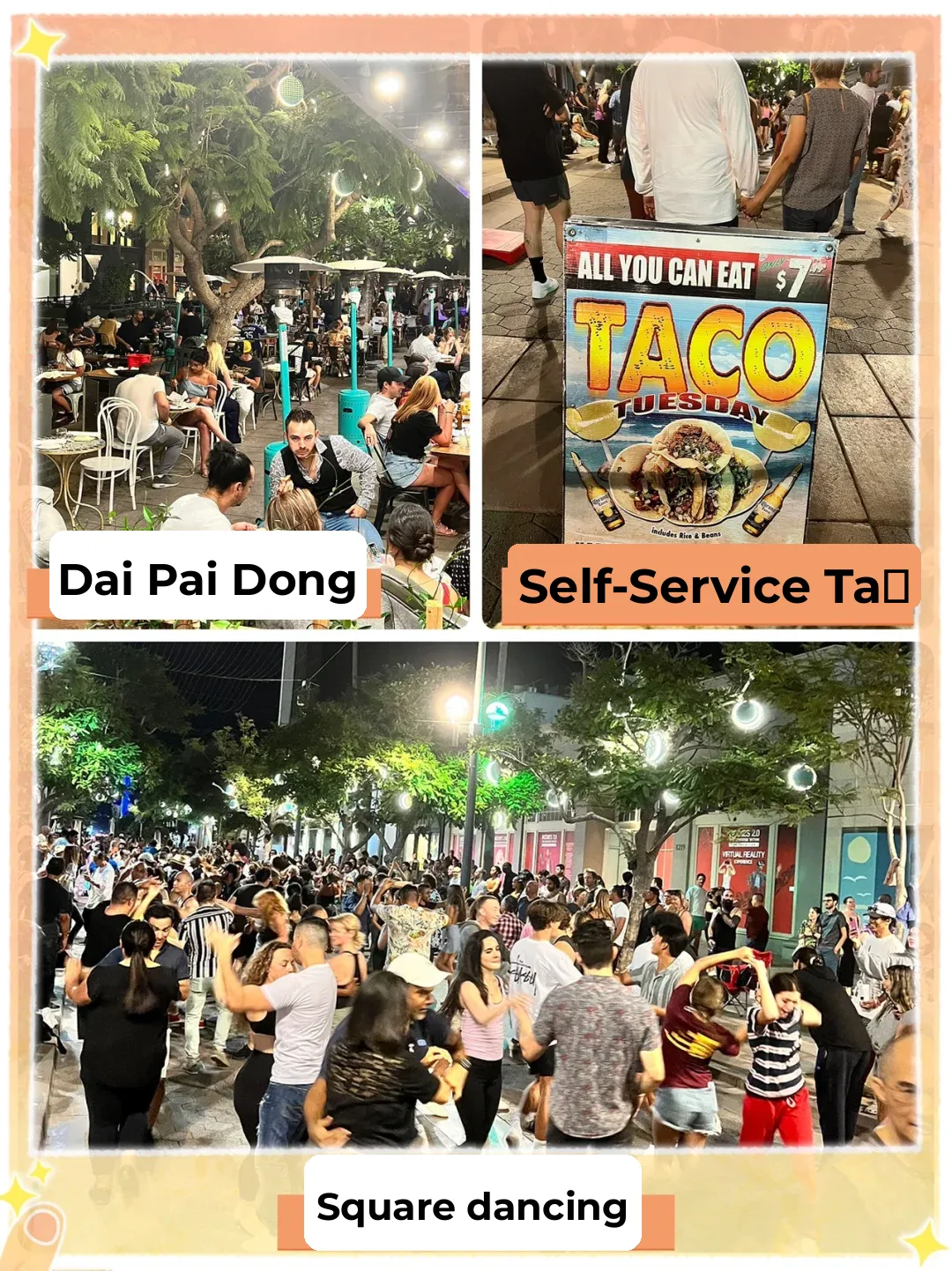 Best Late-Night Spots to Beat the Heat in LA—Square Dancing, Street Food Stalls, and Hearty Tacos