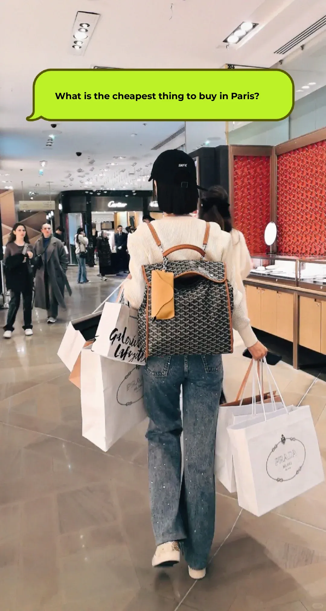 Skip the Galeries Lafayette in Paris, save a grand on a bag!