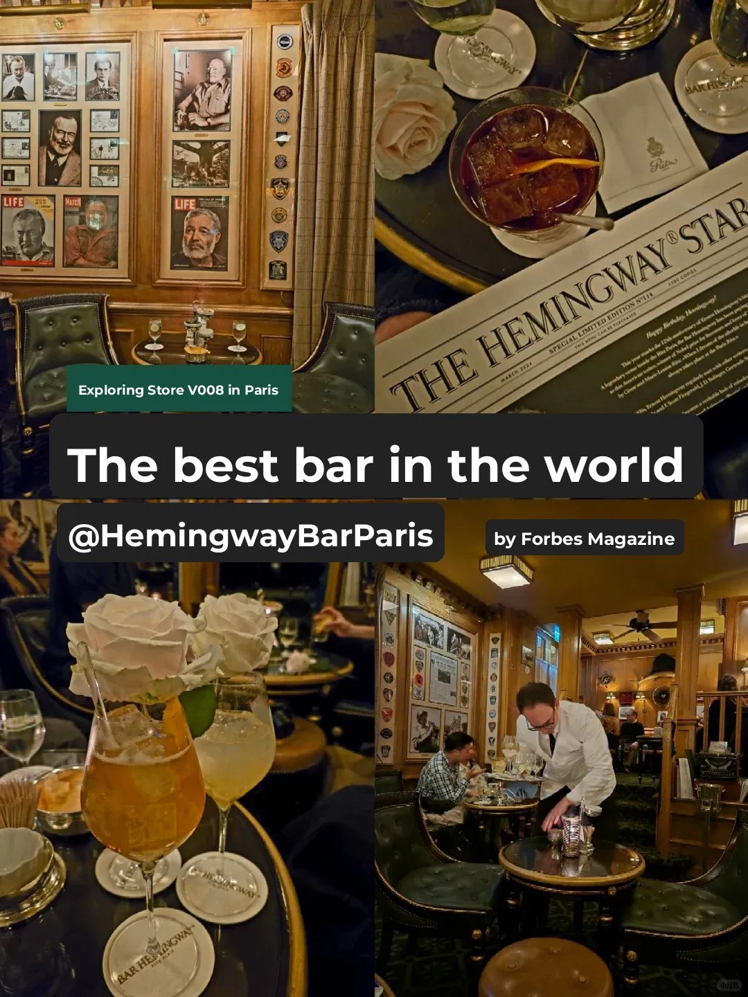 Paris Bar Hunt V008: The Must-Visit Hemingway Bar