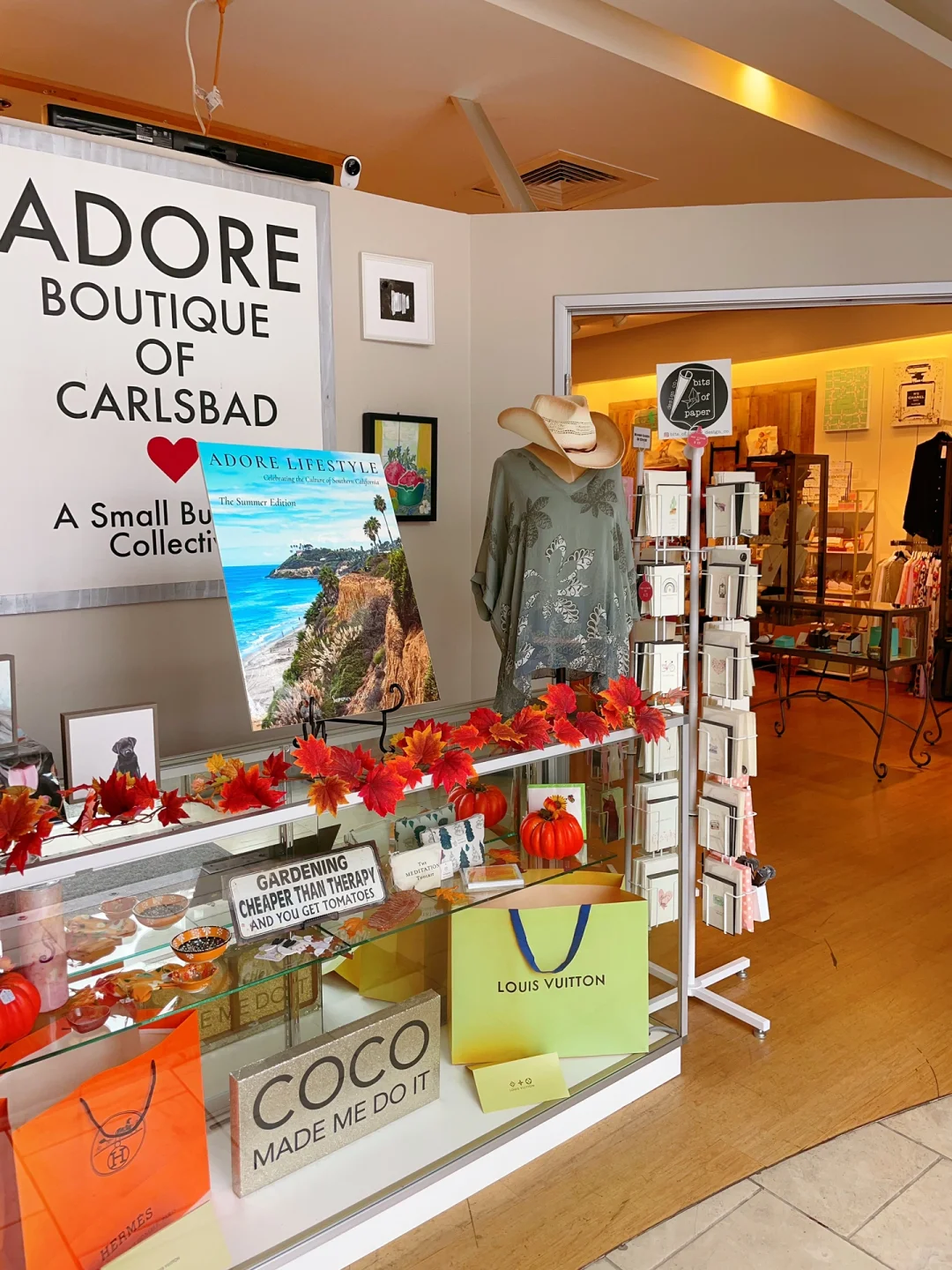 My Artwork Is Now Featured in a Carlsbad Boutique!