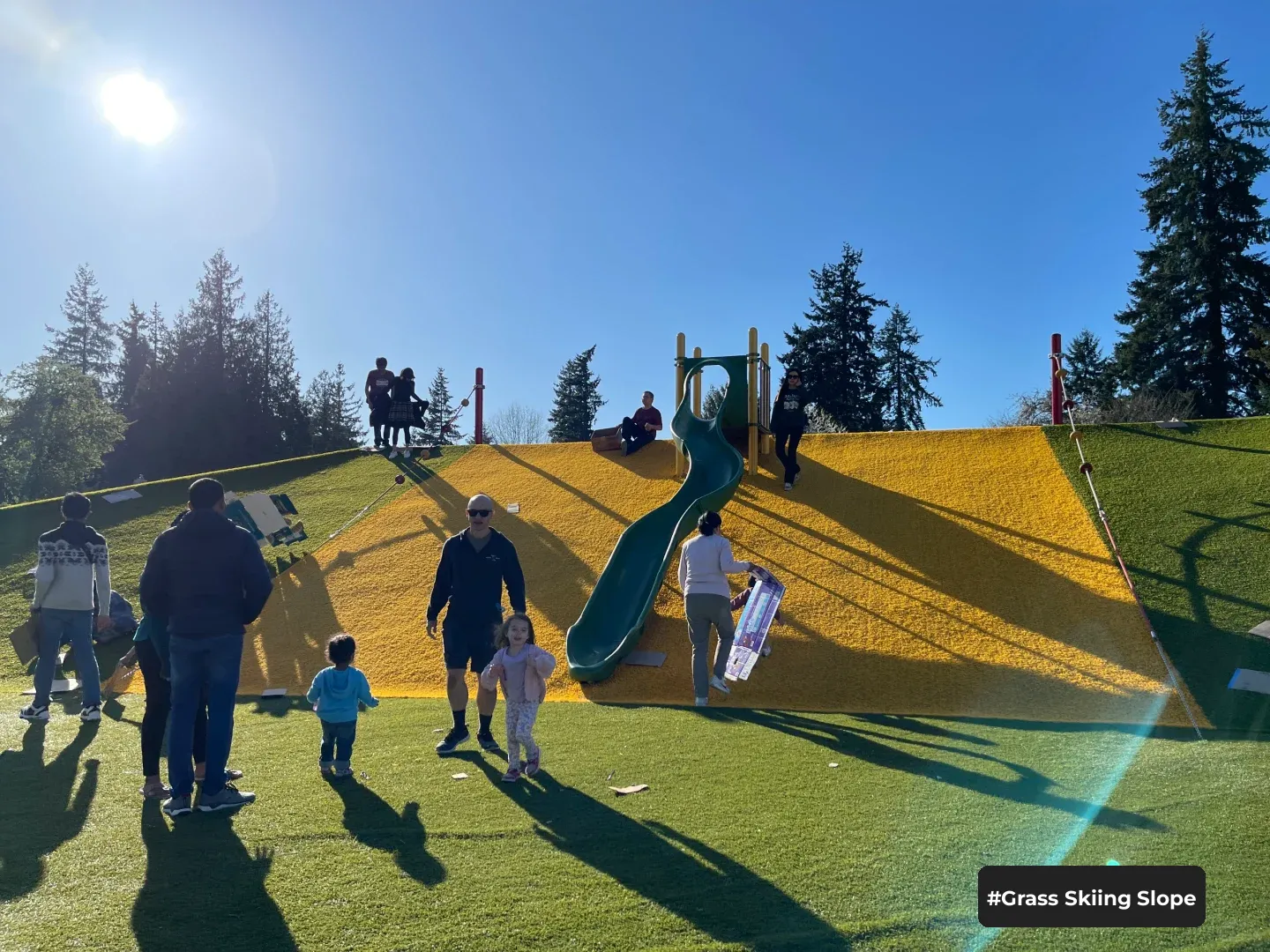 Seattle Eastside Outdoor Toddler Paradise 2: Grass Sledding Park