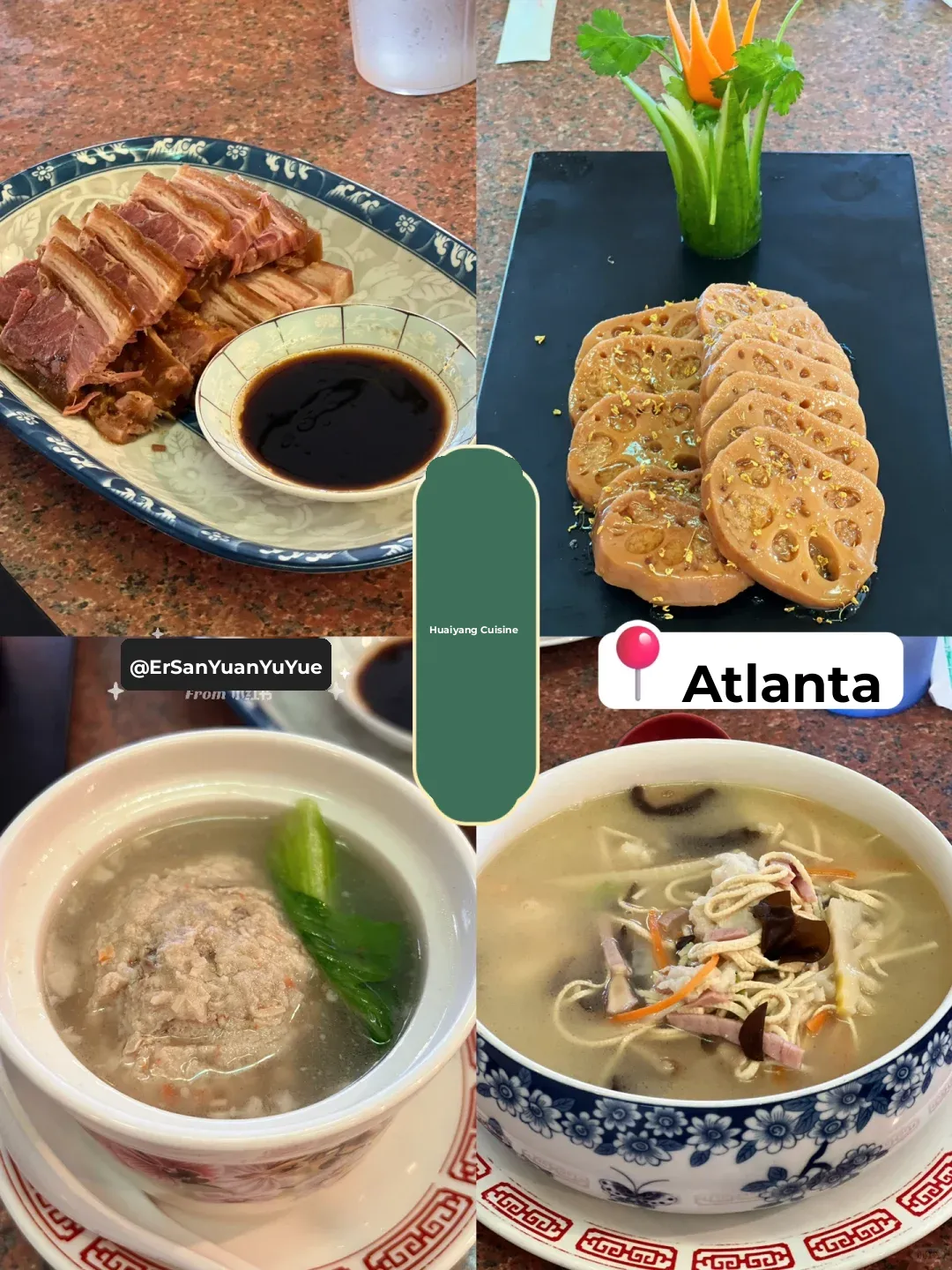 Atlanta | A Nanjing Native’s Delight 🥳 Finally Got to Taste Huaiyang Cuisine‼️
