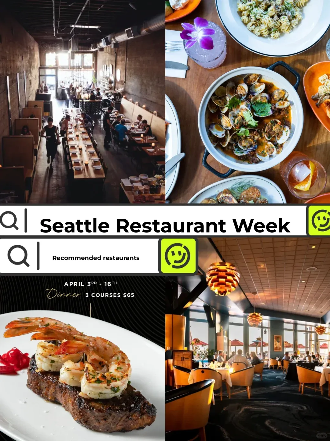 Copy That! Where to Eat During Seattle Restaurant Week? Recommended Eateries