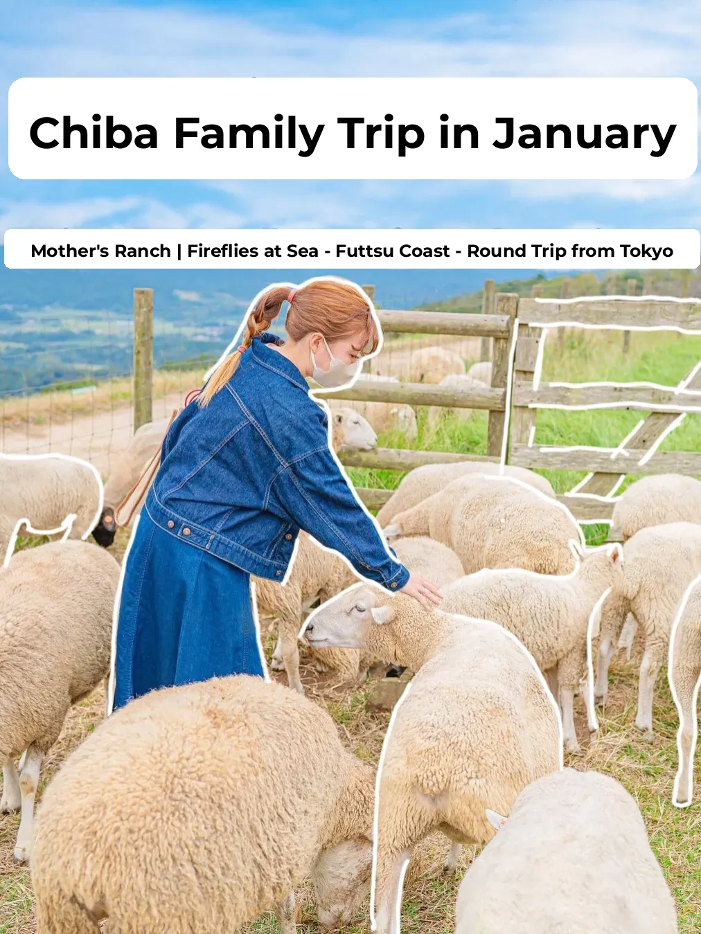 Day Trip Around Tokyo | Farm Fun with Kids: Herding Sheep 🐑 & Chasing Sunsets at the Beach ❗️