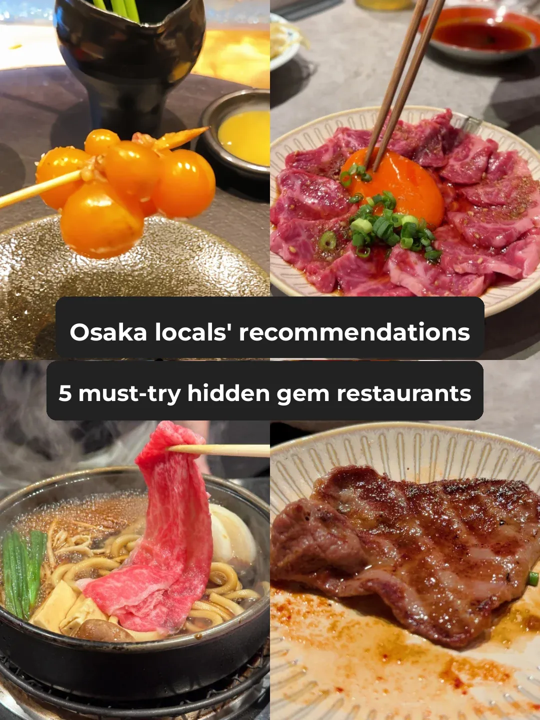 🇯🇵 Osaka Eats | 5 Must-Try Hidden Gems Loved by Locals