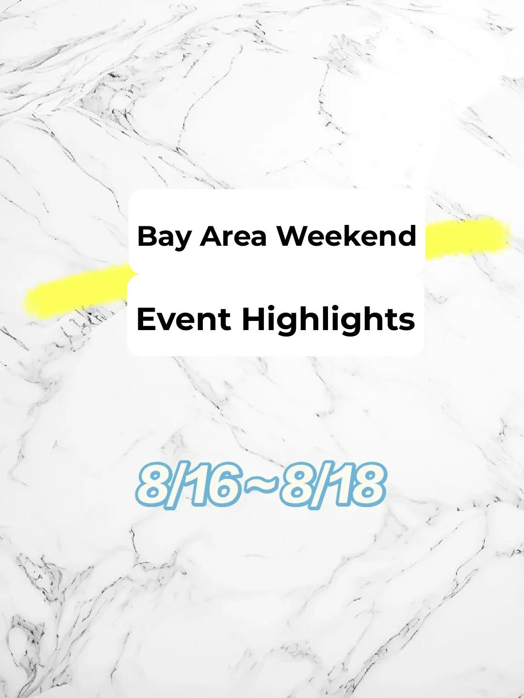 Bay Area Weekend Events Roundup: It's Poppin'!