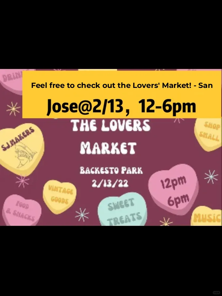 Free Lover's Market - San Jose @ 2/13, 12-6pm