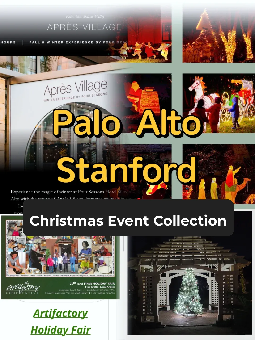 🎄Where to Go for Christmas in Palo Alto & Stanford: A Complete Guide 🎡
