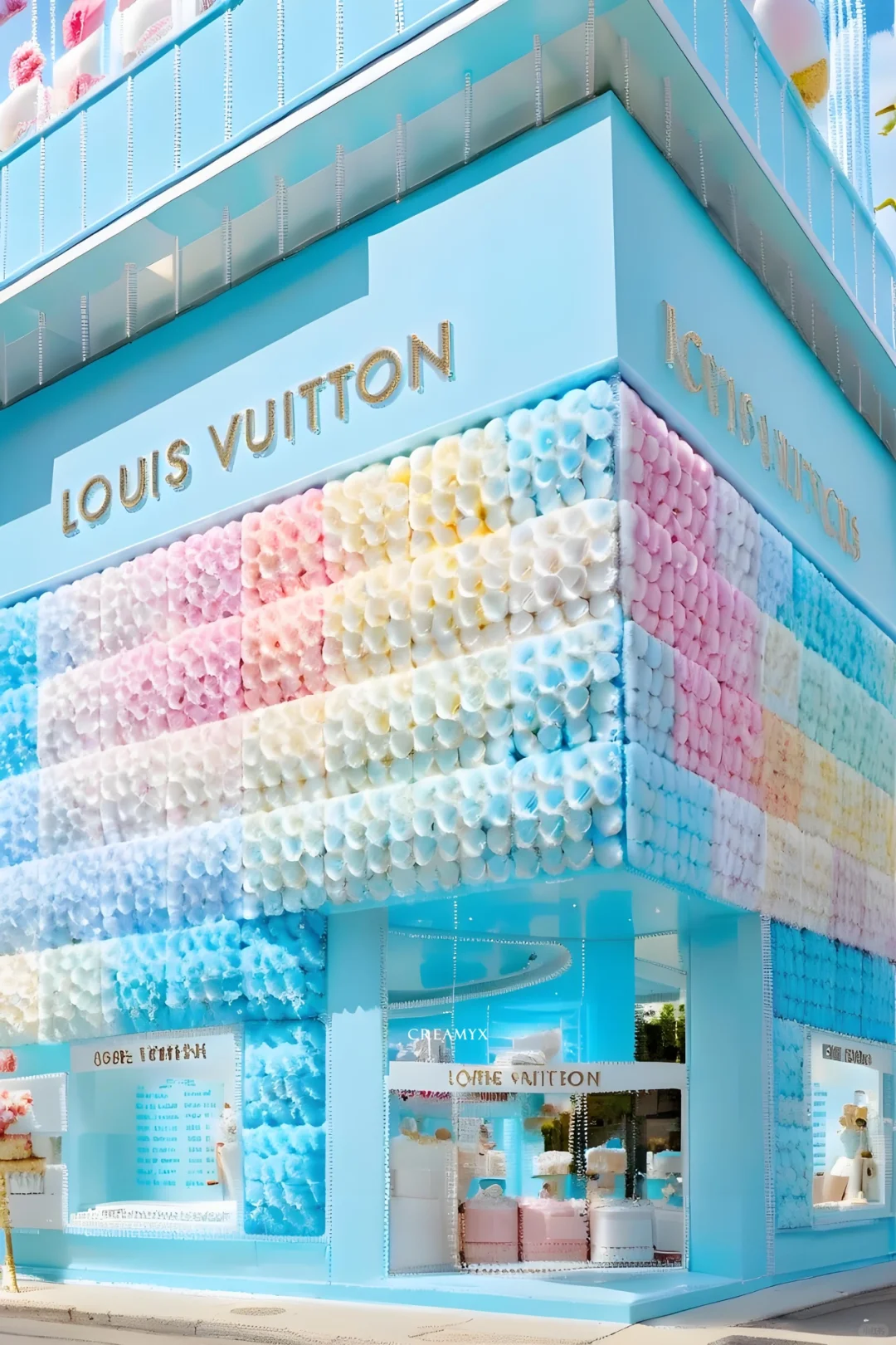 LV Tokyo Ginza Store 🍧 Ice Cream Dessert Pop-Up, Let's Go! 🦆