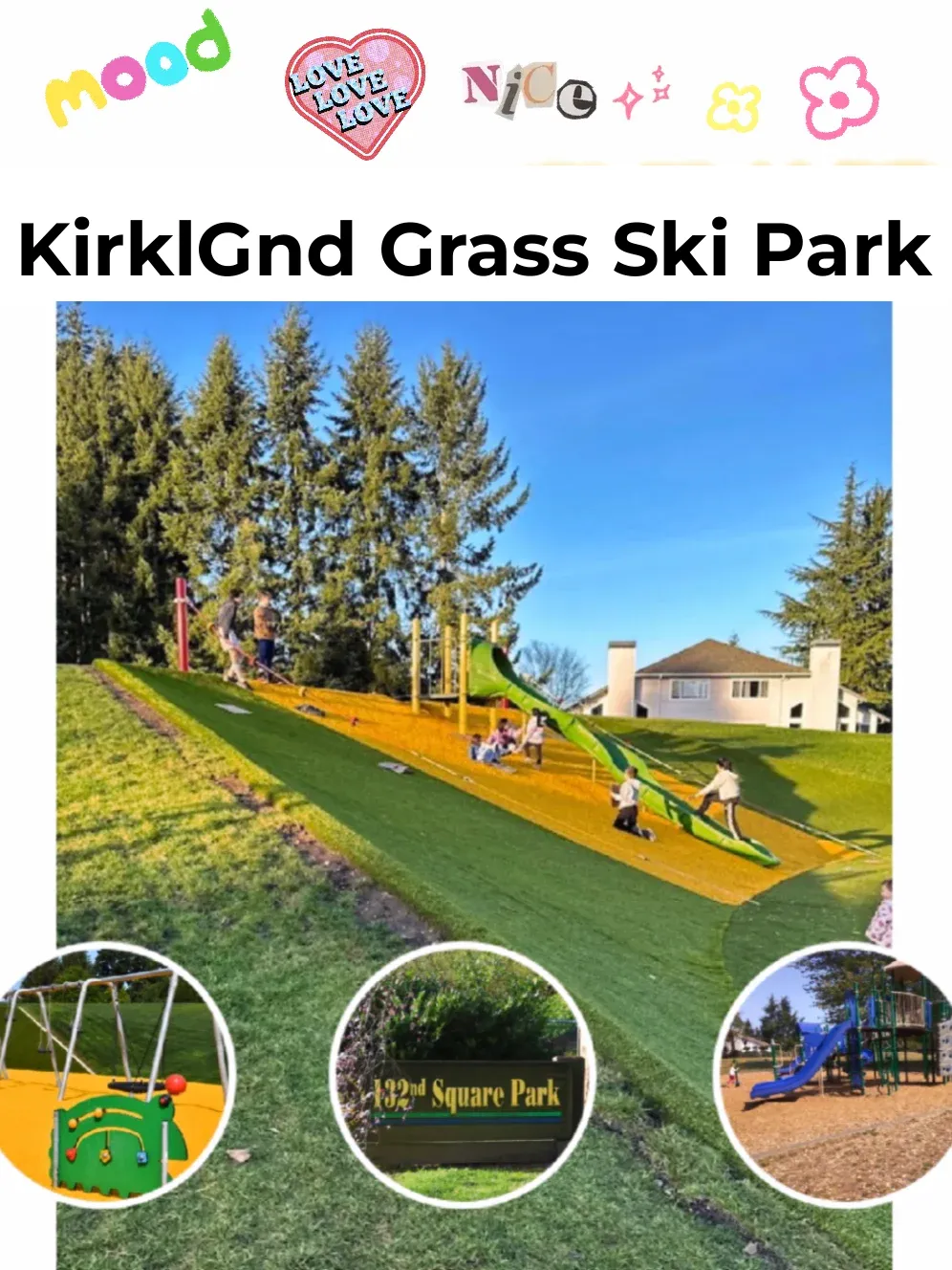 Seattle with Kids: Grass Sliding Fun at Eastside's 132nd Square Park