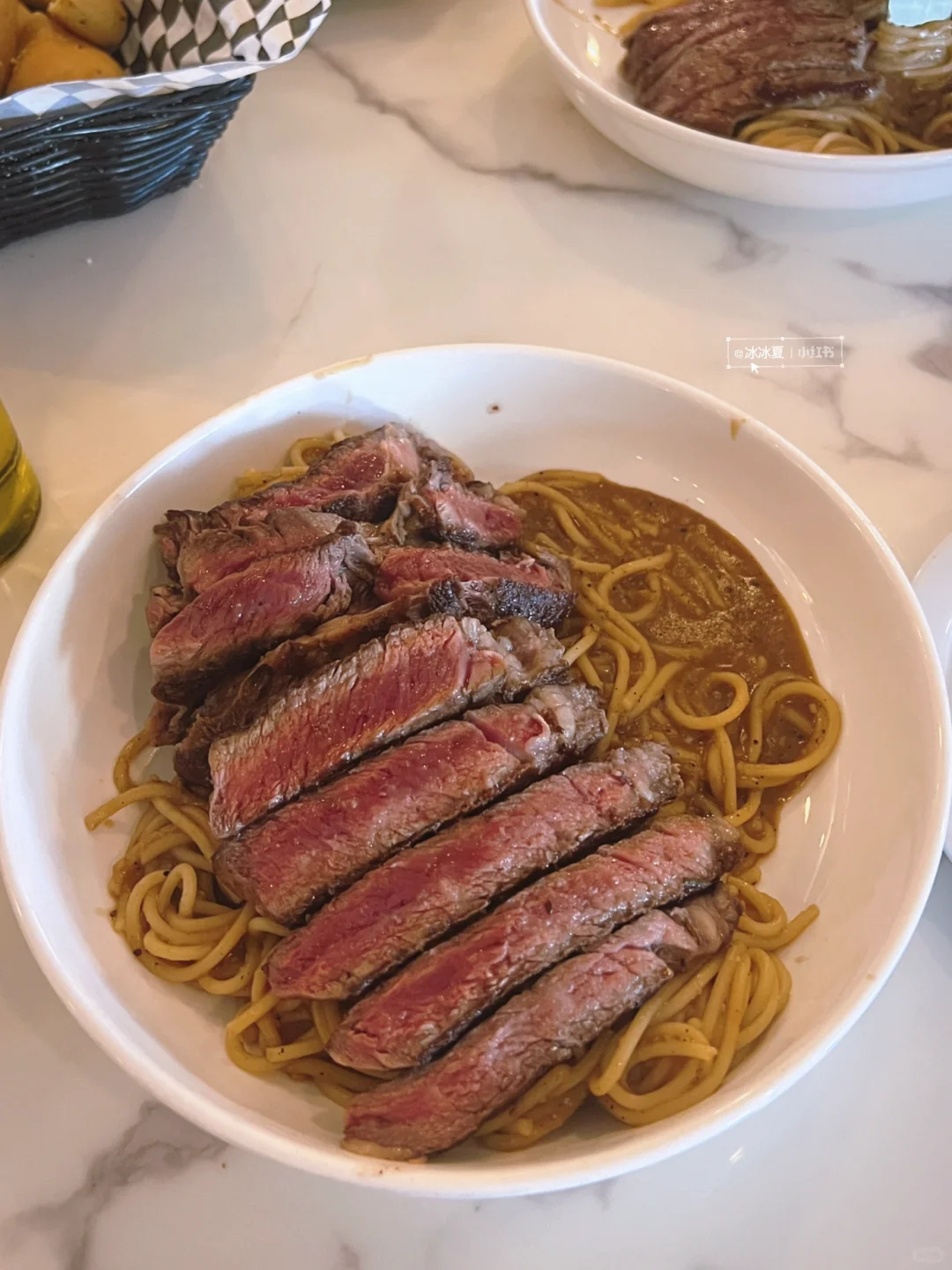 Vegas❗️This Steak & Pasta is Only $10 and Super Delicious