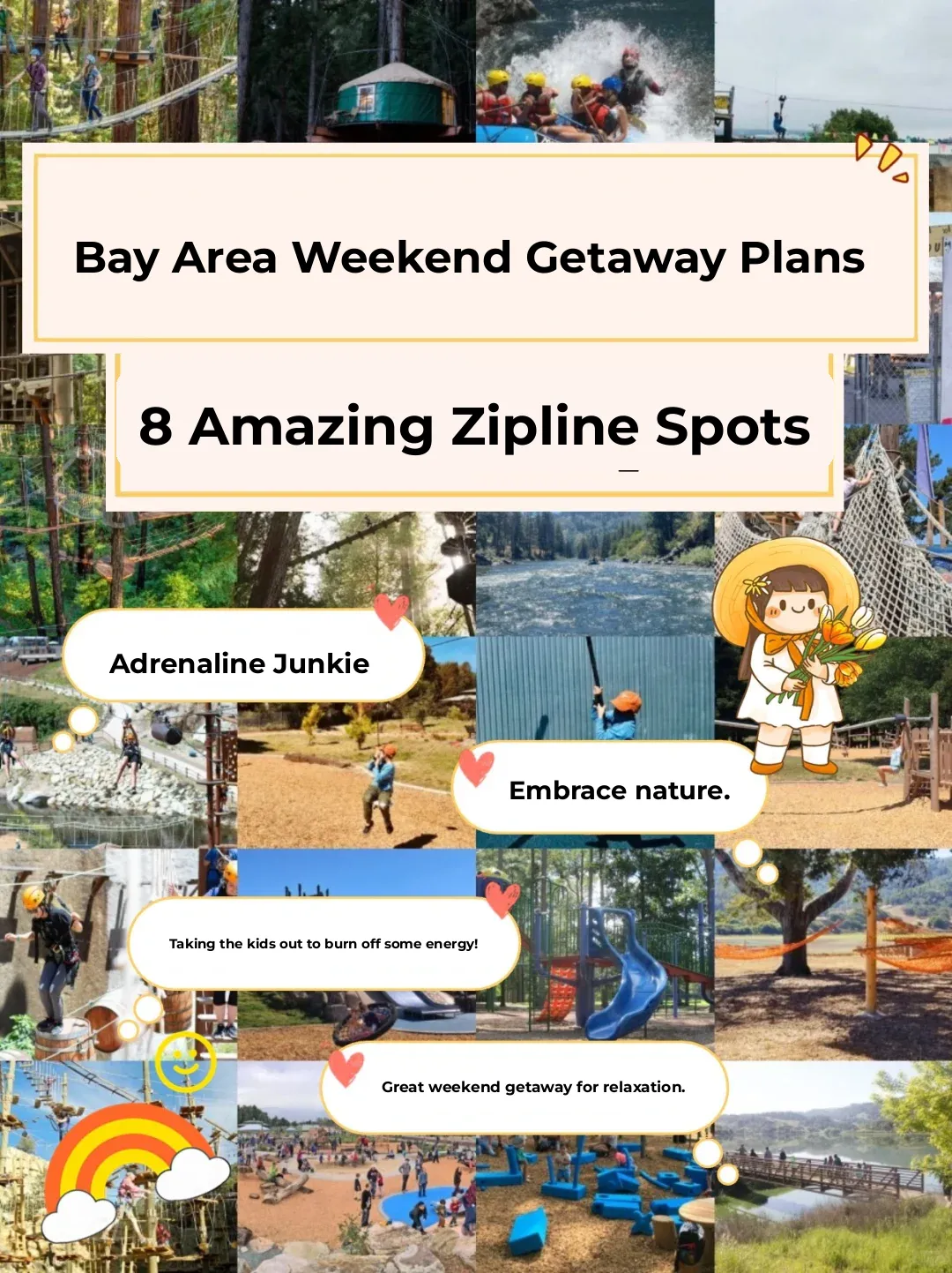 8 Epic Zipline Spots in the Bay Area to Embrace Nature 🌈 Perfect for Outdoor Fun with Kids and Relaxation