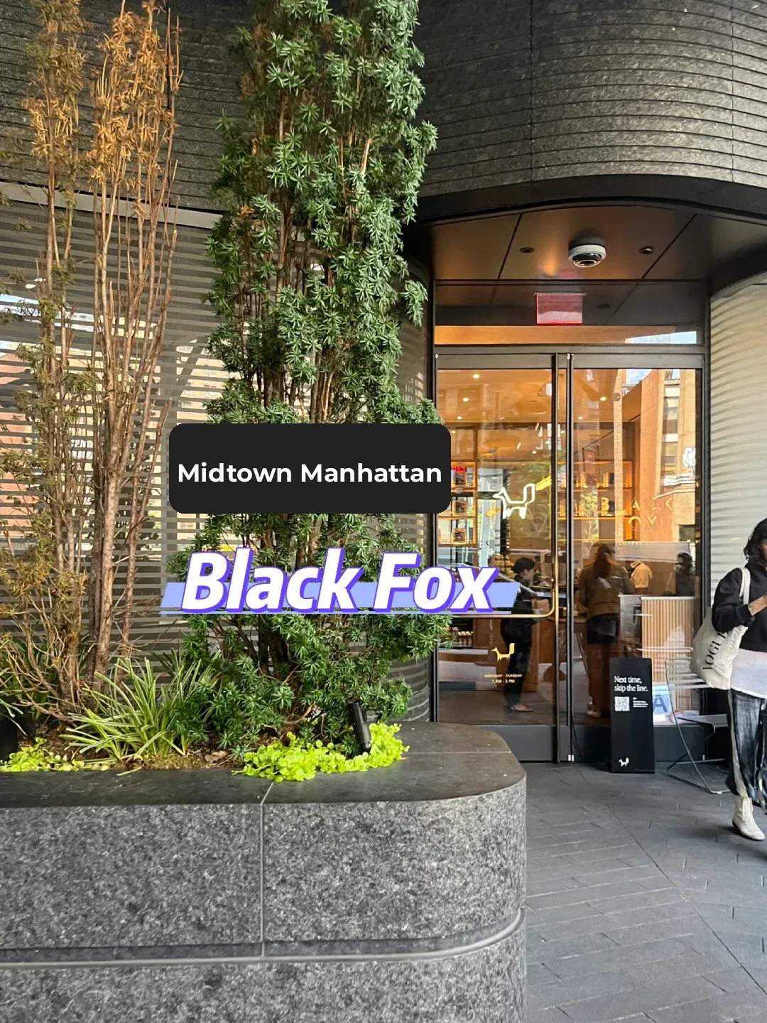 "Midtown West in New York Finally Has Its Own Black Fox Coffee—Yay!"