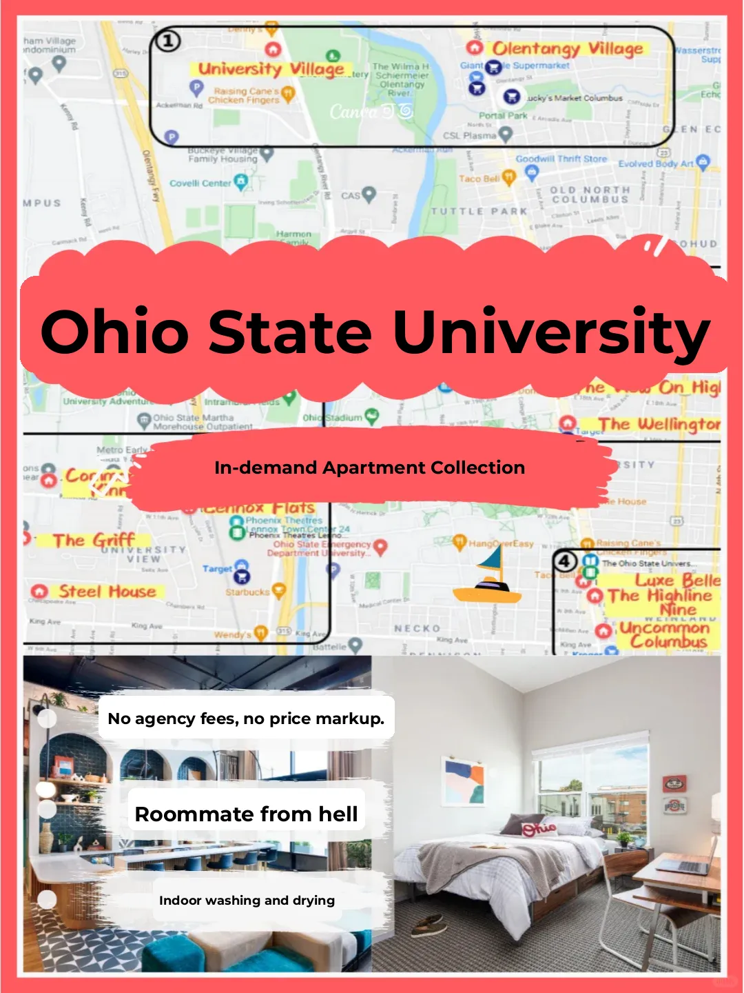 Must-Have Columbus OSU Apartment Guide for Fall 2024 Freshmen!