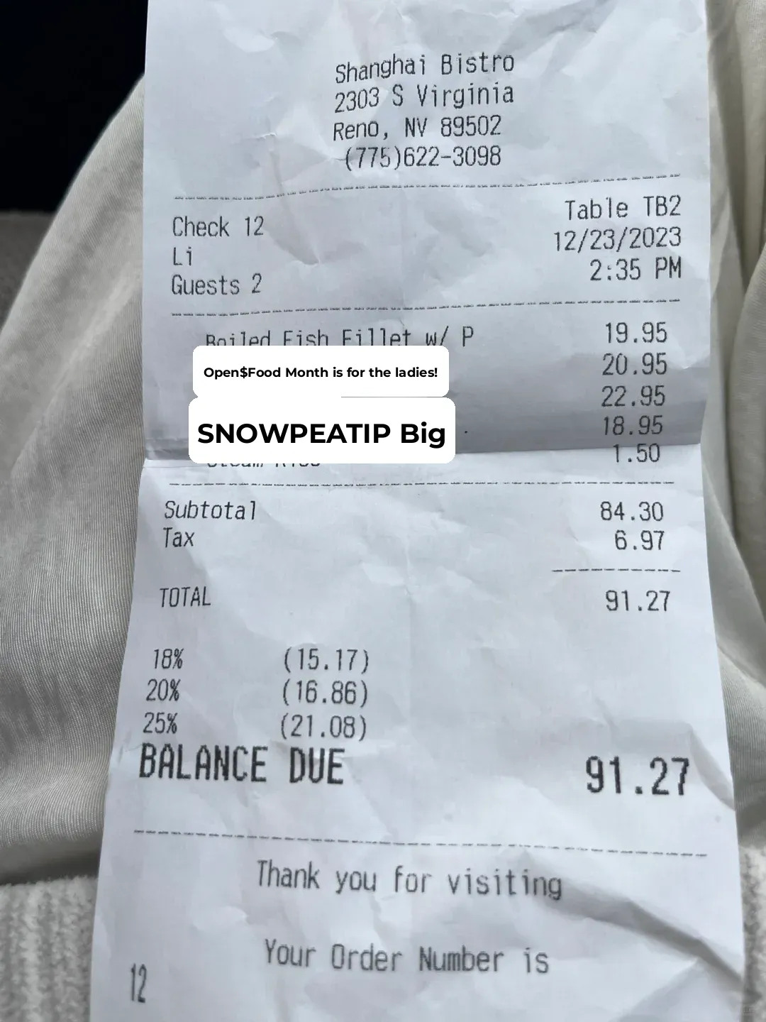 "Must-Try Shanghainese Restaurant on the Way to Lake Tahoe"