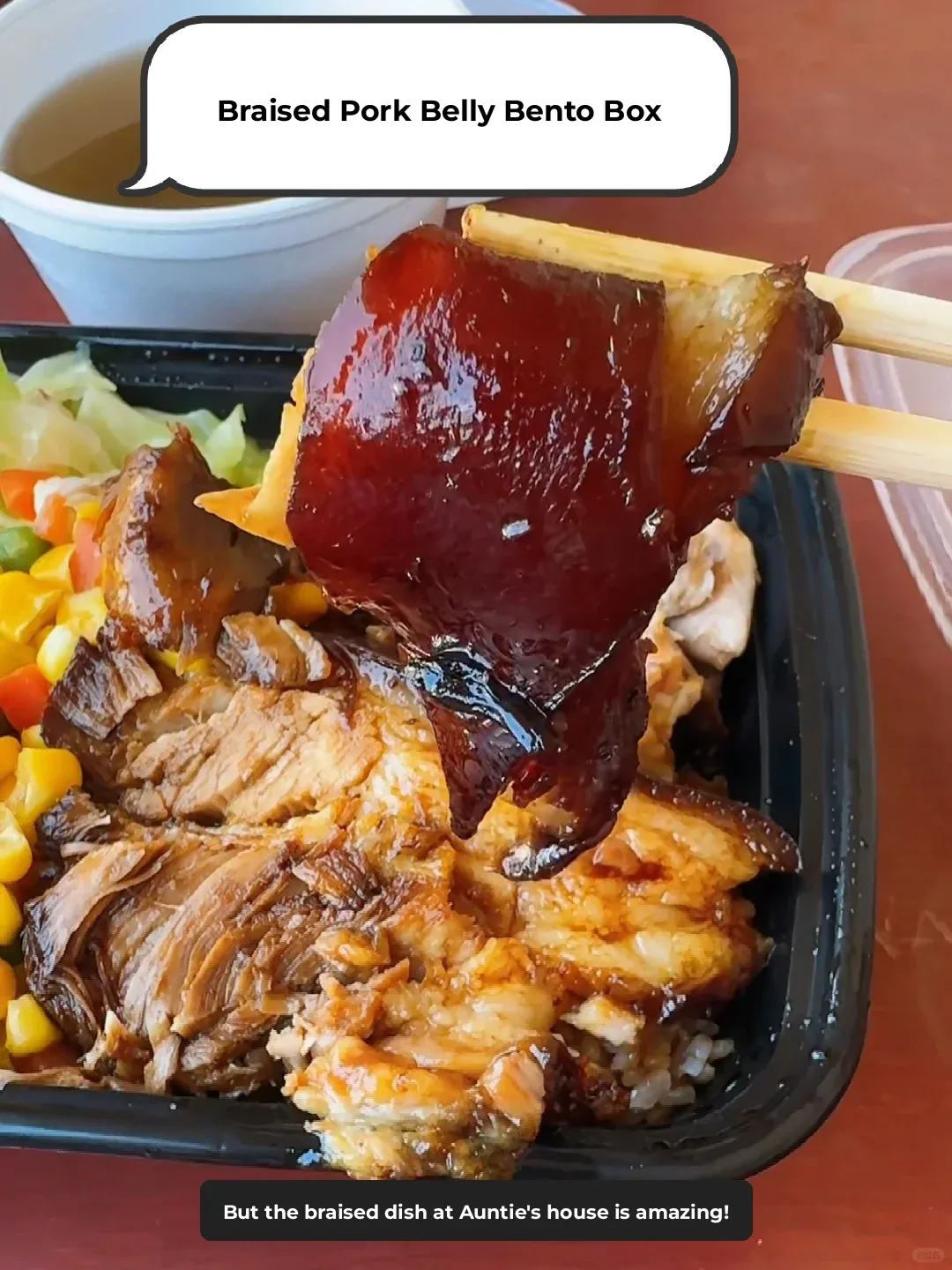 Candy Pork Knuckle Bento