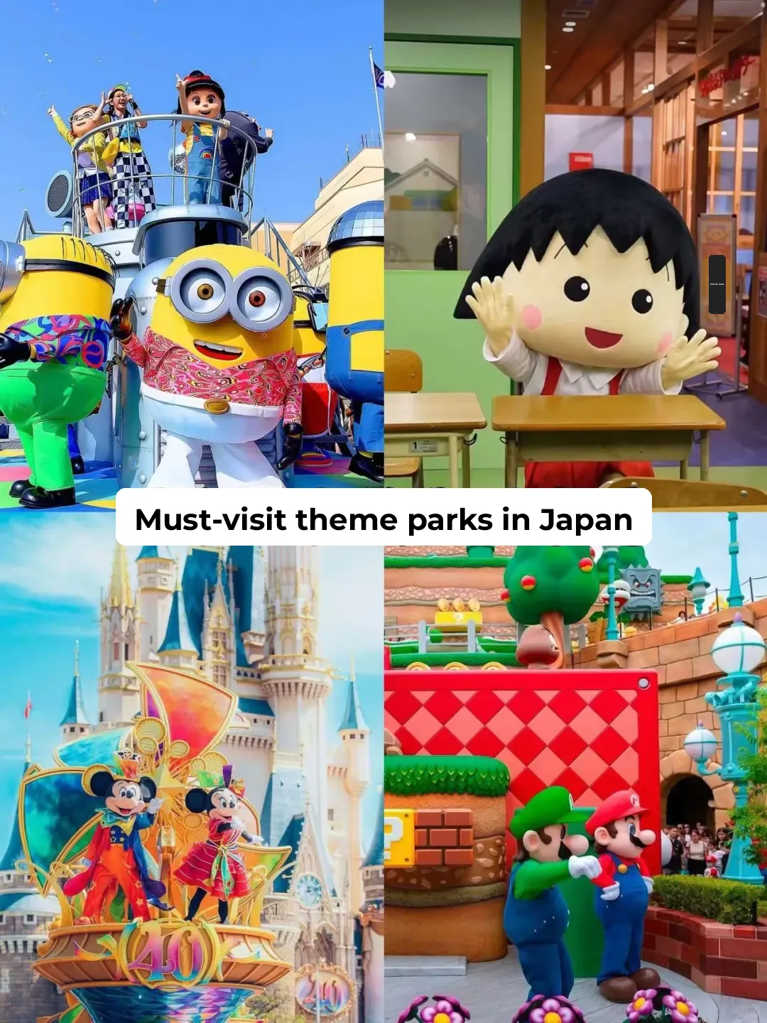 Who hasn't been to a Japanese theme park yet?
