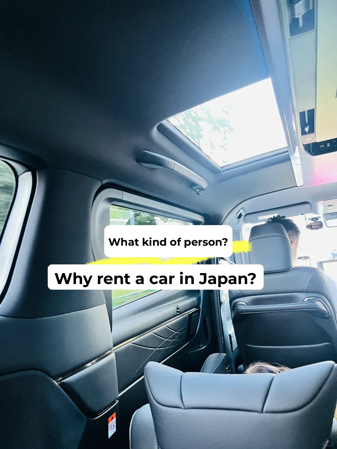 Who on earth would hire a private car in Japan?