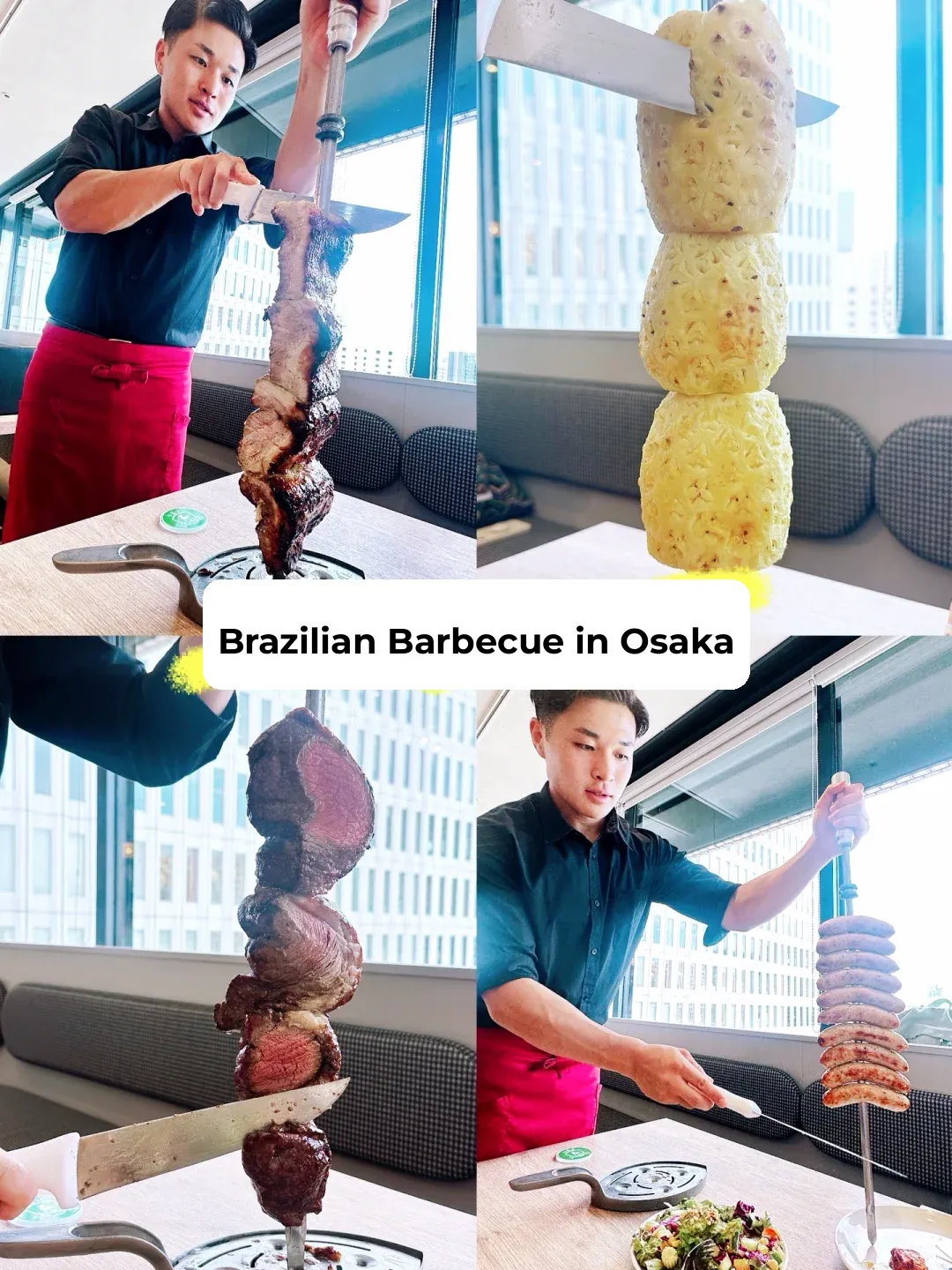 Osaka Brazilian BBQ | Stuffed to the Brim | Grilled Pineapple is a Delight