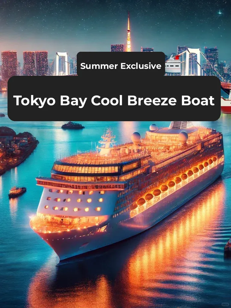 🎇 Summer Exclusive! Tokyo Bay Cool Cruise