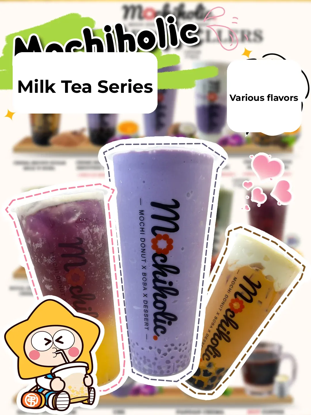 😍 Who hasn't tried Mochiholic's bubble tea yet? ~
