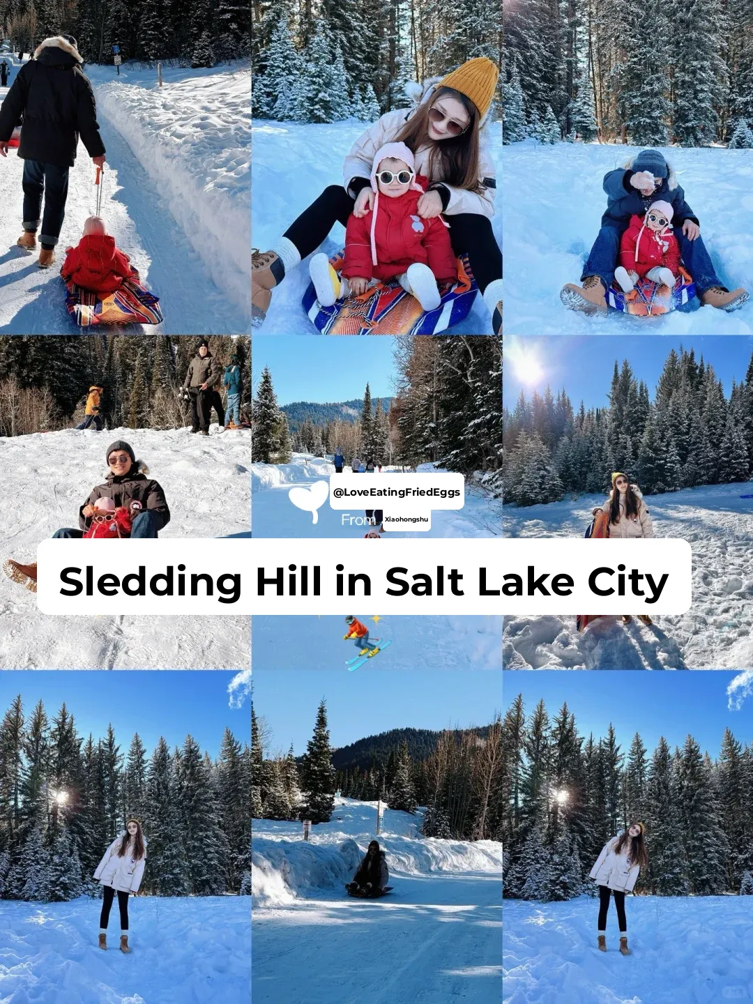 Salt Lake City Weekend with Kids | Sledding Hill
