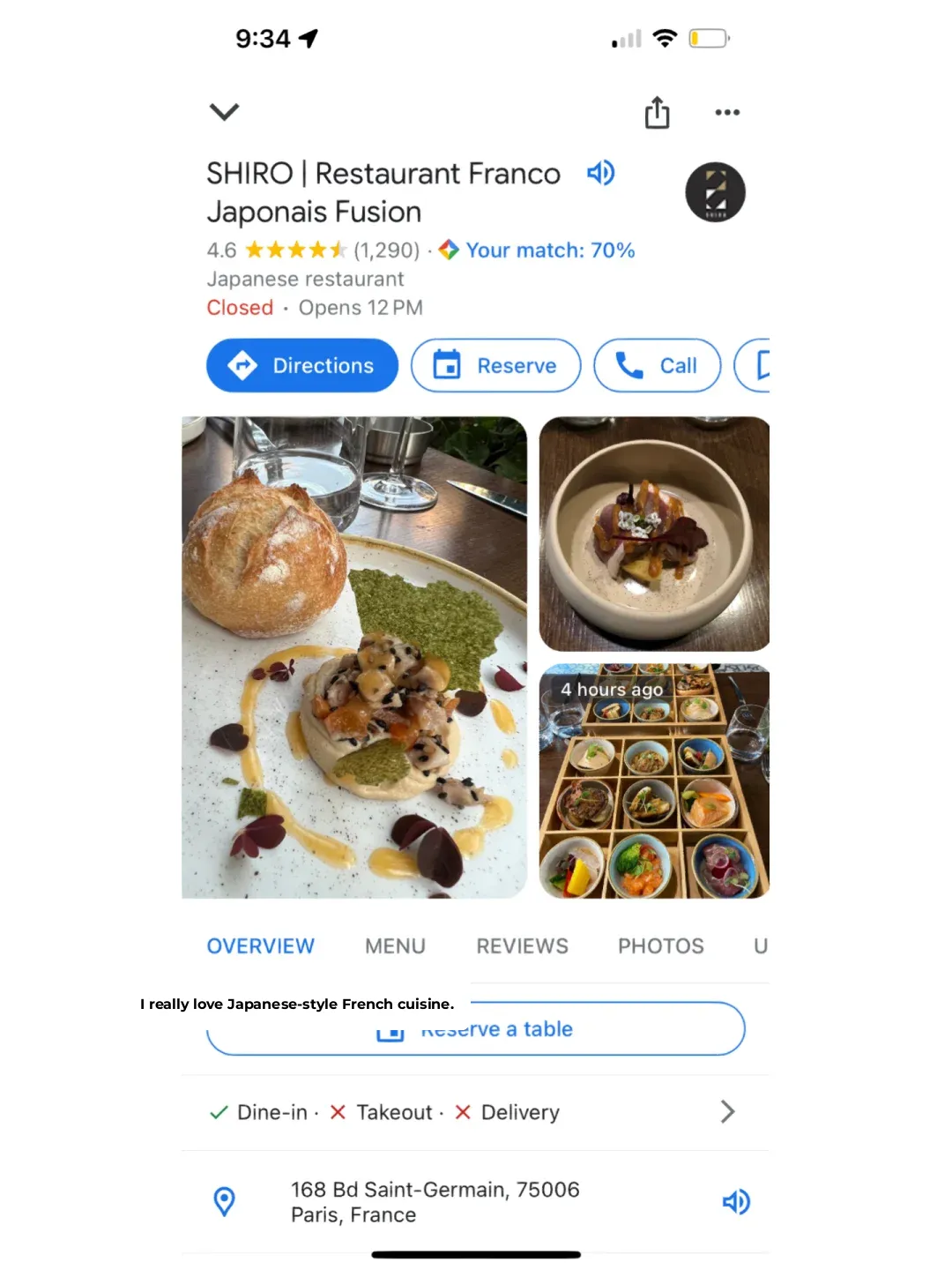 Dining in Paris 🇫🇷 8 Must-Try Parisian Hotspots: Honest Reviews