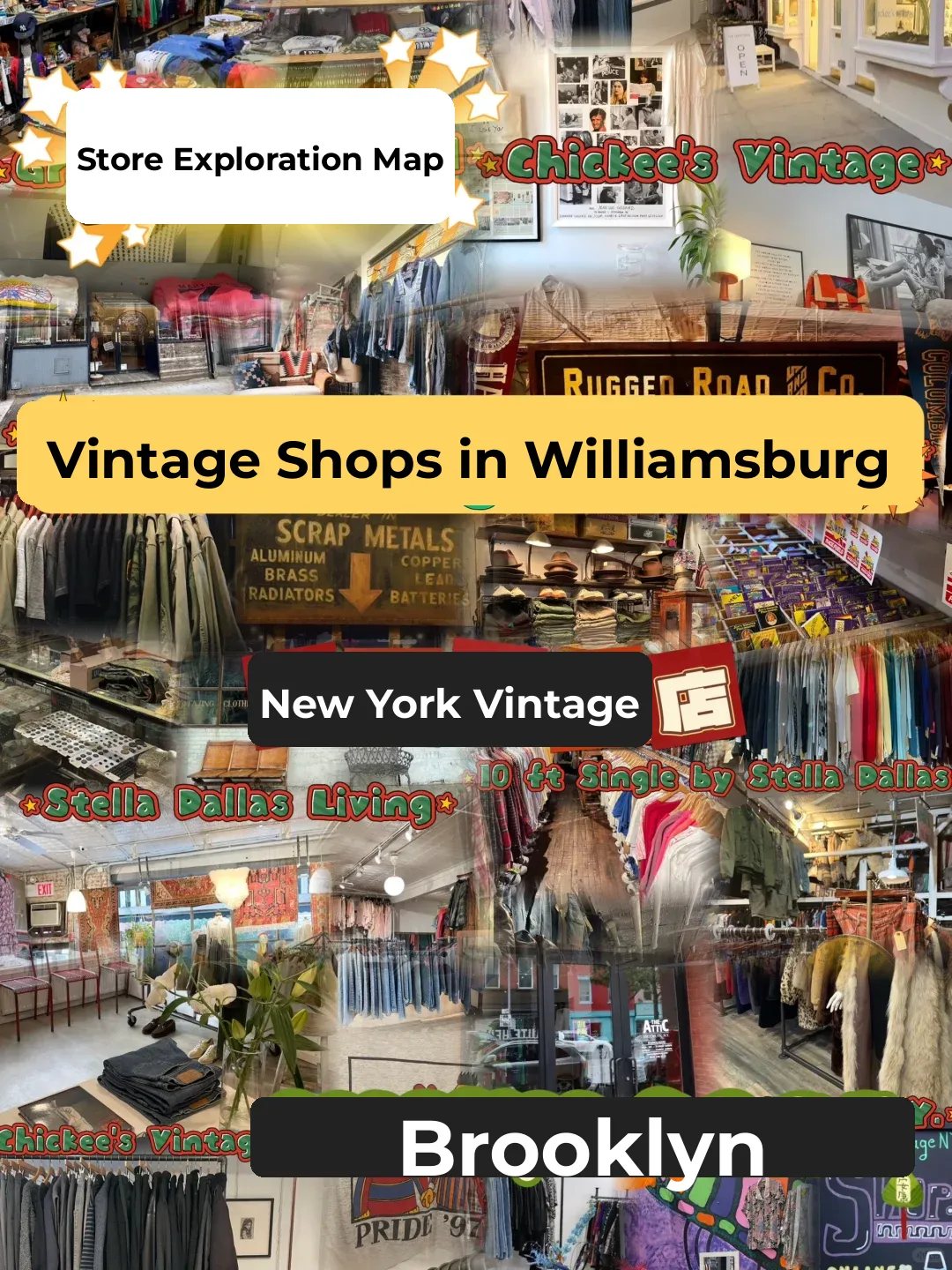 NYC City Walk | Williamsburg's Hottest Vintage Stores Roundup