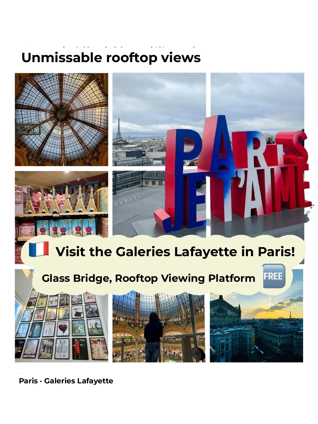 🇫🇷 Galeries Lafayette Paris Haussmann | Free Sightseeing Spot ✅