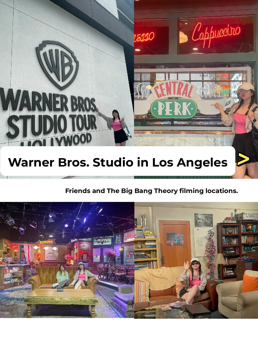 LA Warner Bros. Studio Tour: Friends & Big Bang Theory Sets