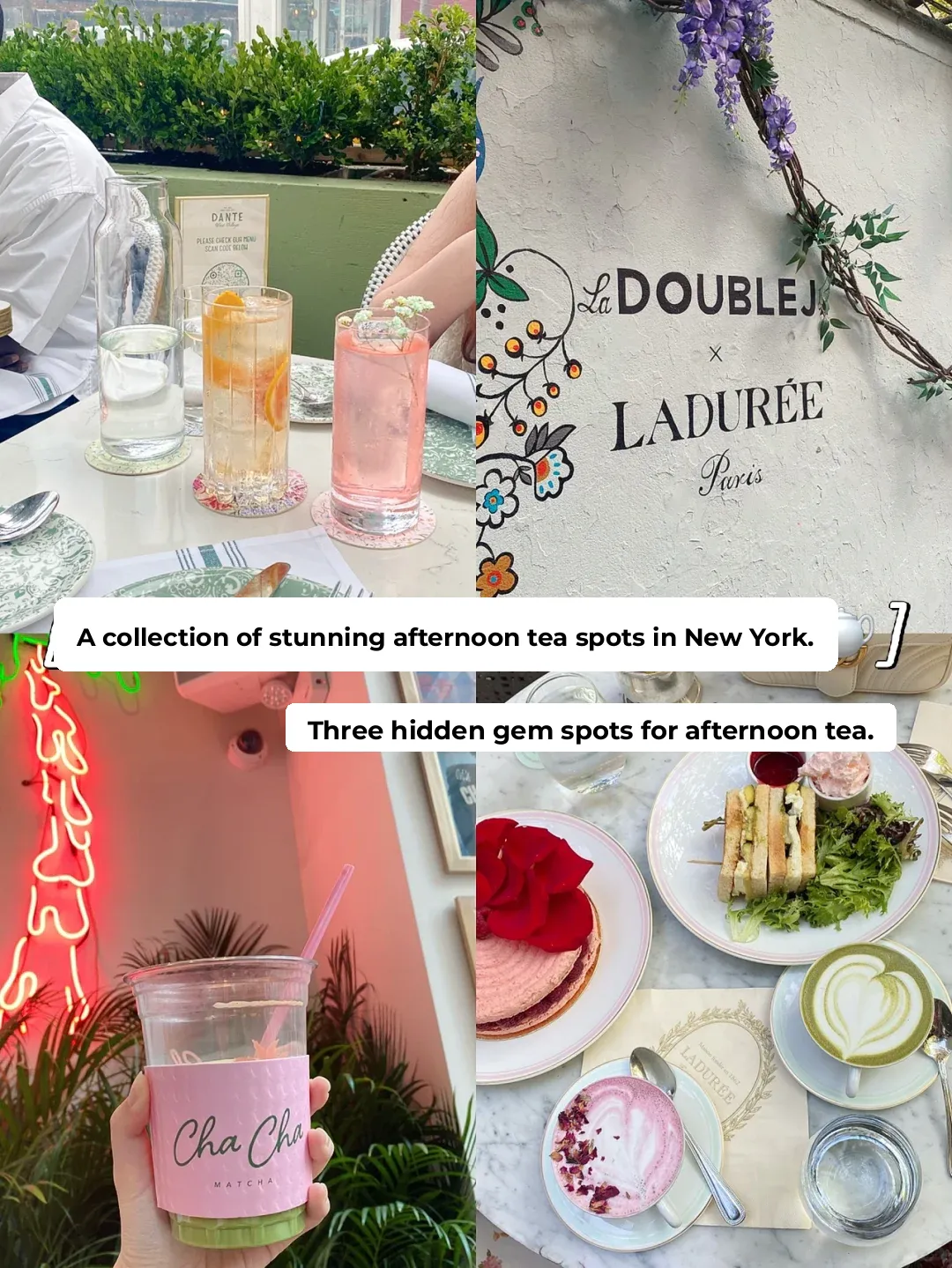 Top 3 Must-Visit Afternoon Teas in Manhattan, NYC 🍨🍰