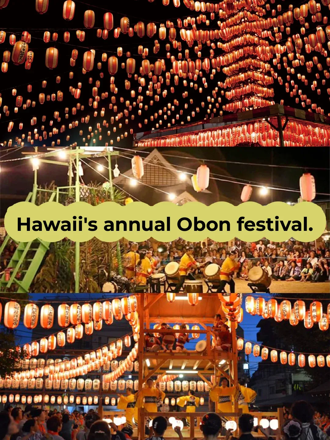 Hawaii's Annual Obon Festival Celebration 🎐