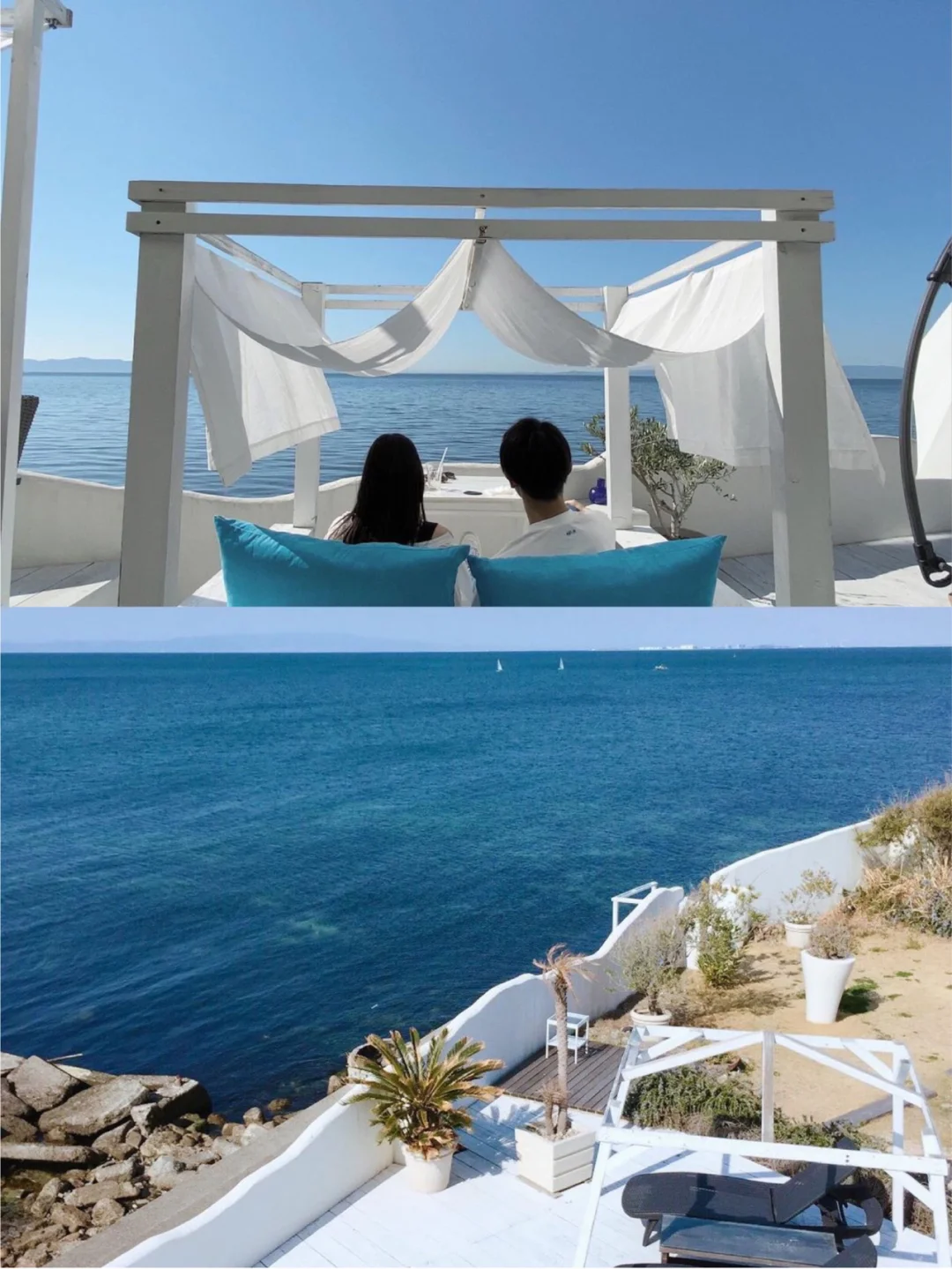 Feeling the Vibe! 📸 Seaside Café in Osaka