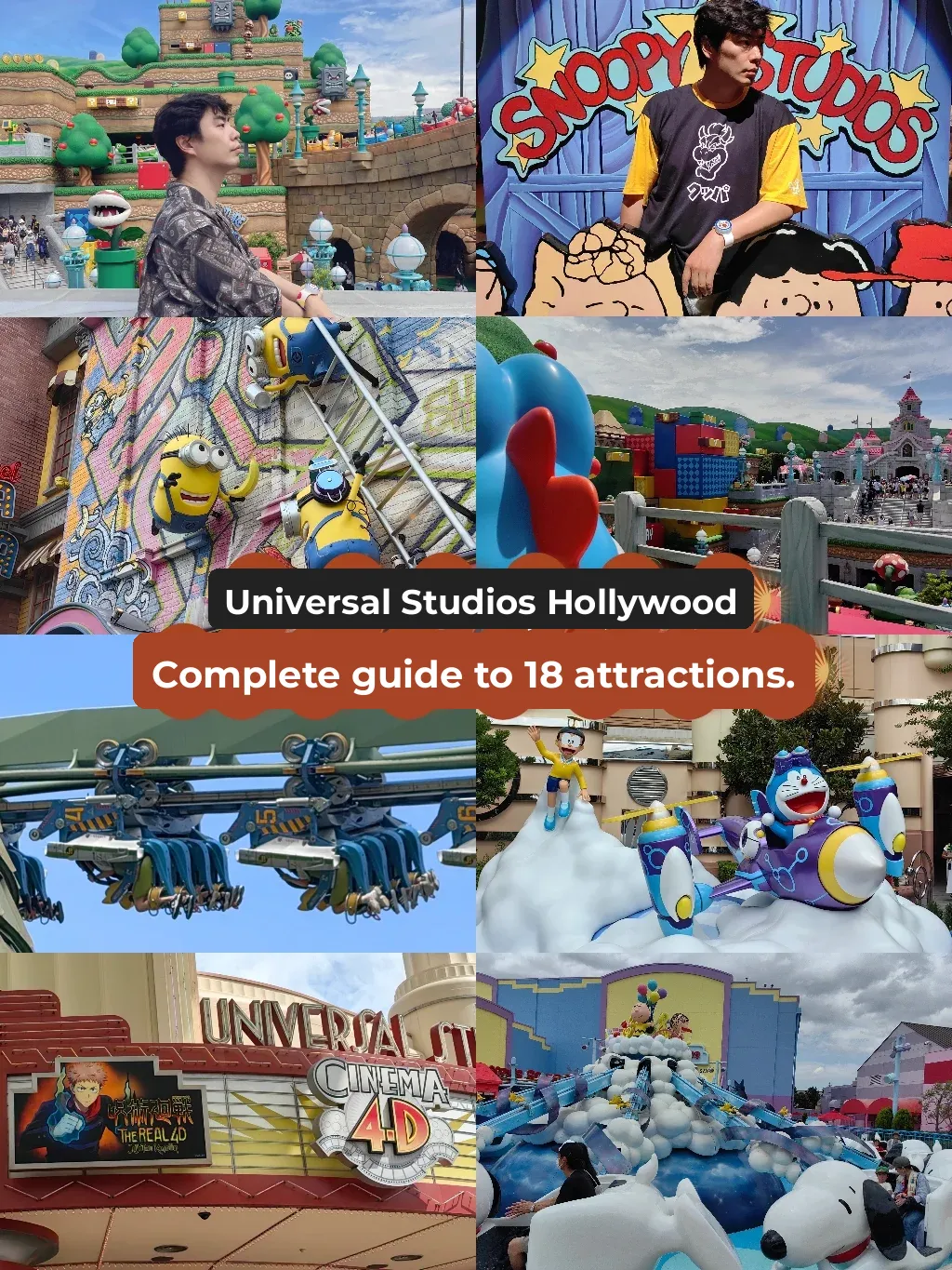 Ultimate Guide to All 18 Attractions at Osaka Universal Studios