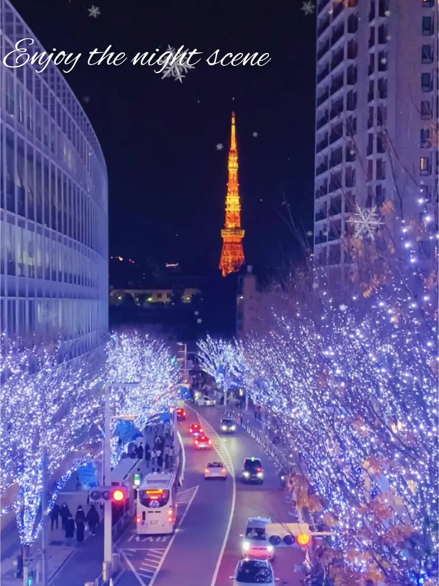 Roppongi Night View | Christmas Keyaki Hill