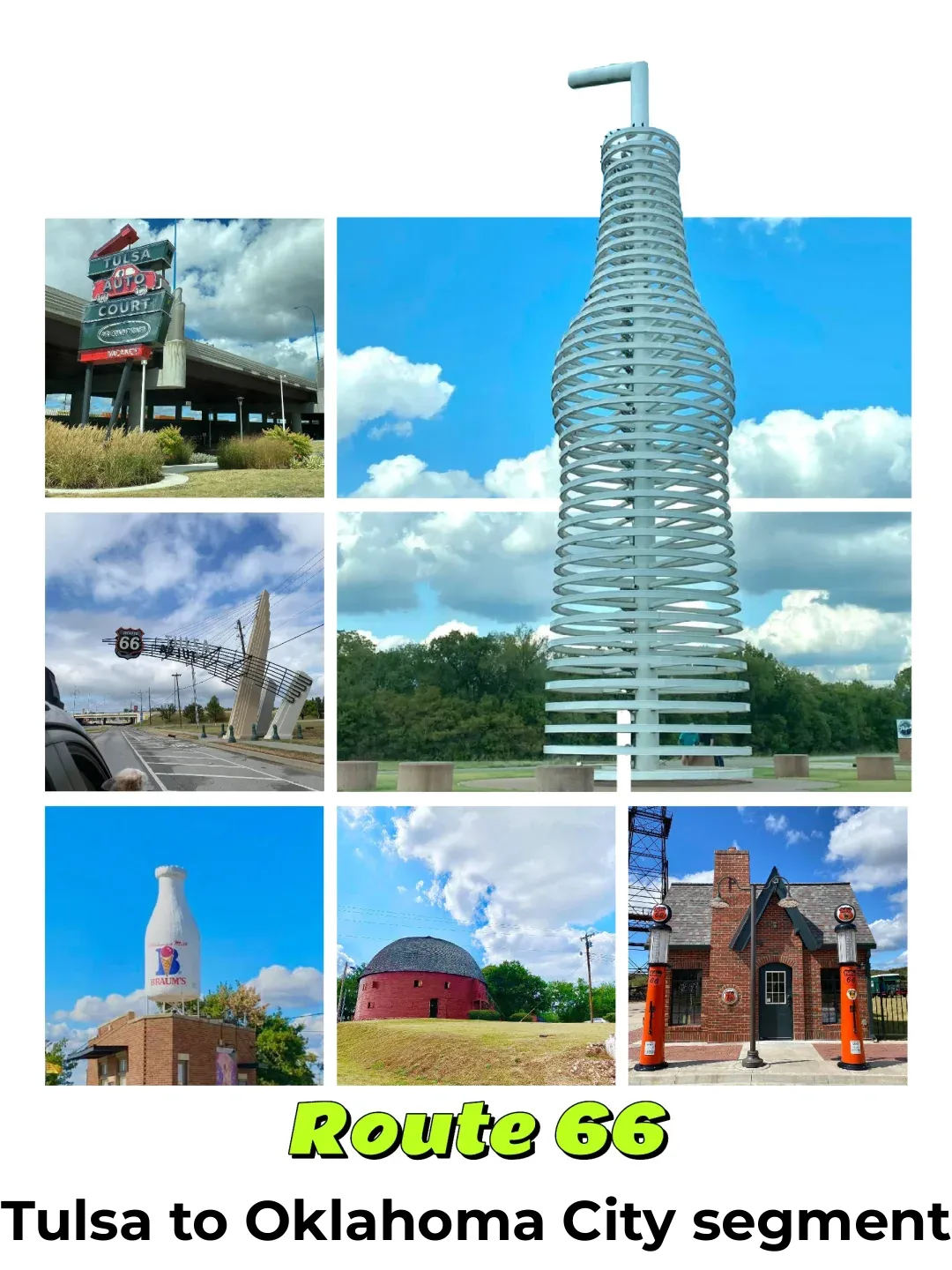 Road Trip on Route 6️⃣6️⃣ 🚗 Midwest Segment – Oklahoma Part 2