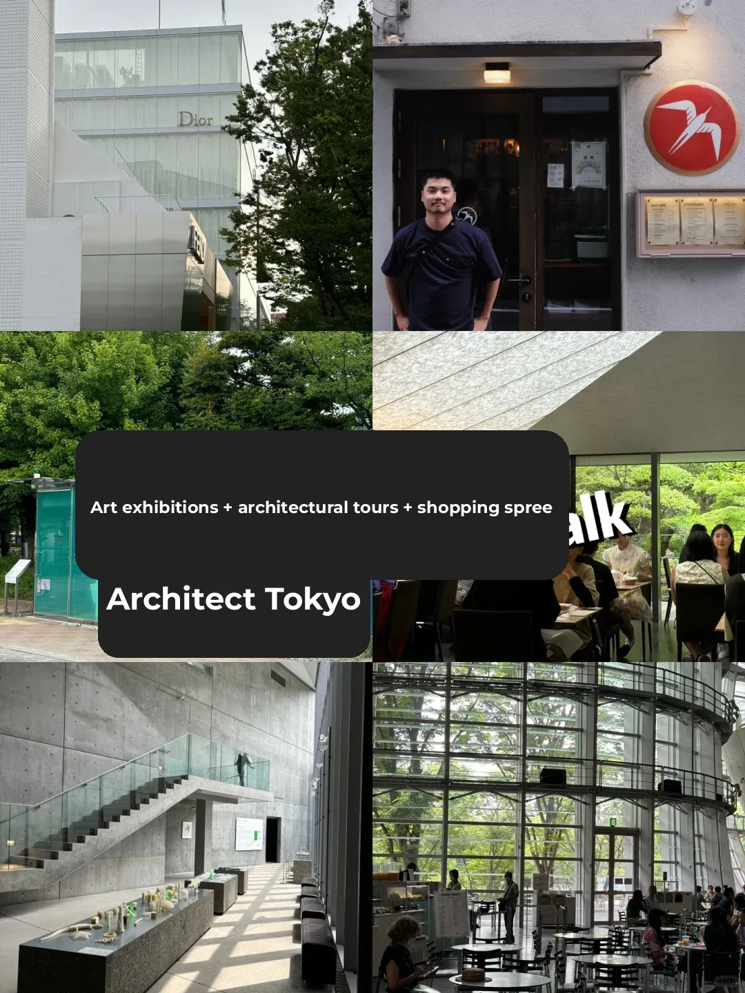 Recommended Architect's Tokyo One-Day City Walk Route 🚶🏻