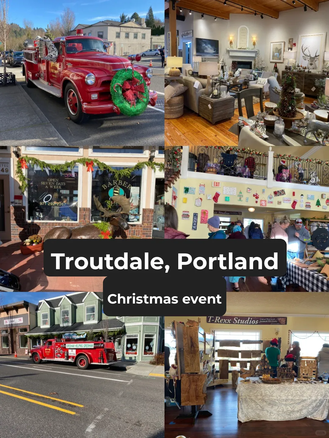 Where to Go in Portland for the Weekend: Troutdale Christmas Market + Food Trucks